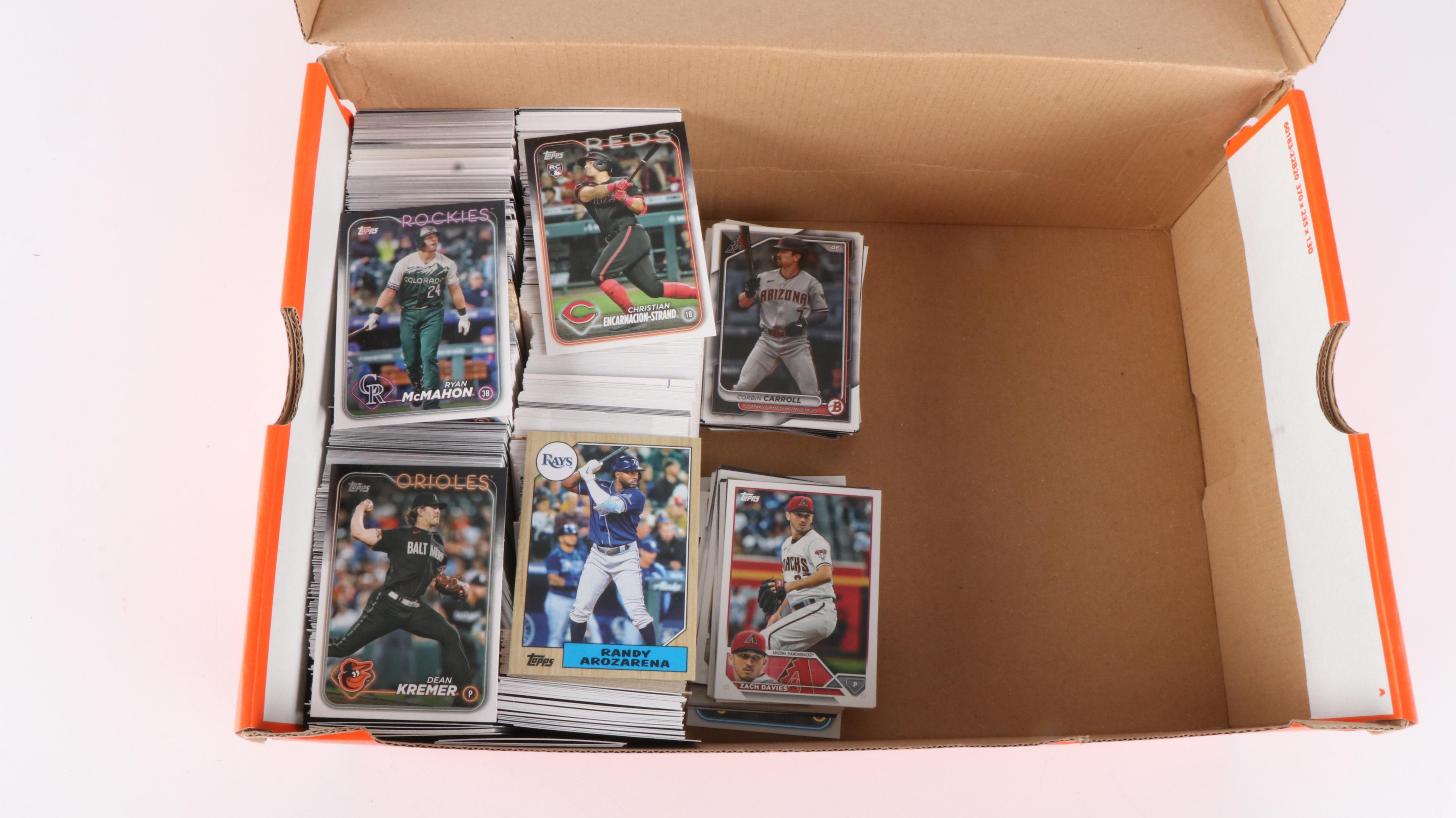 Bowman with Other Sports Cards Featuring Derek Jeter, Aaron Judge, & More 2020s