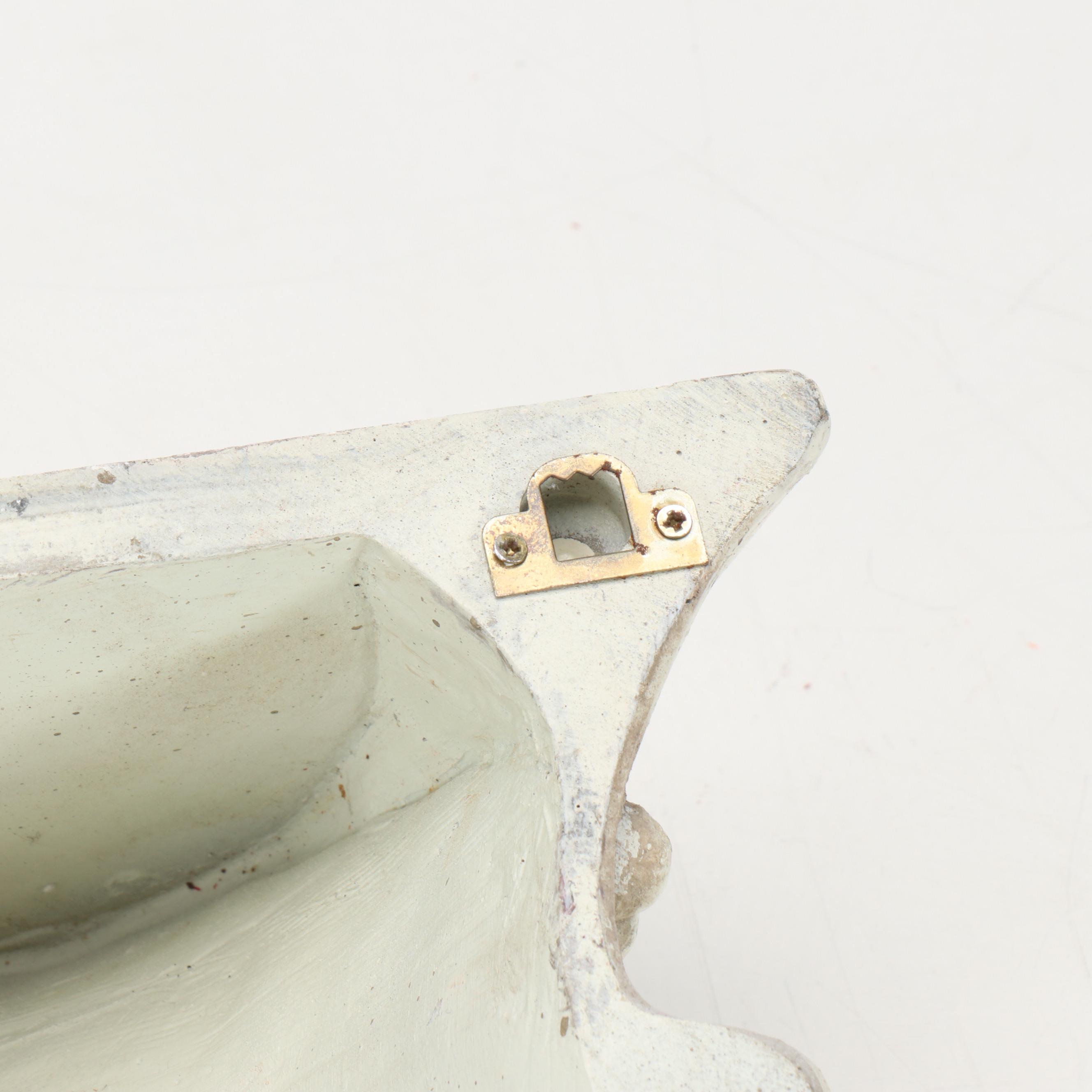 Louis XV Style Carved Stool and Wall Corbel Shelf