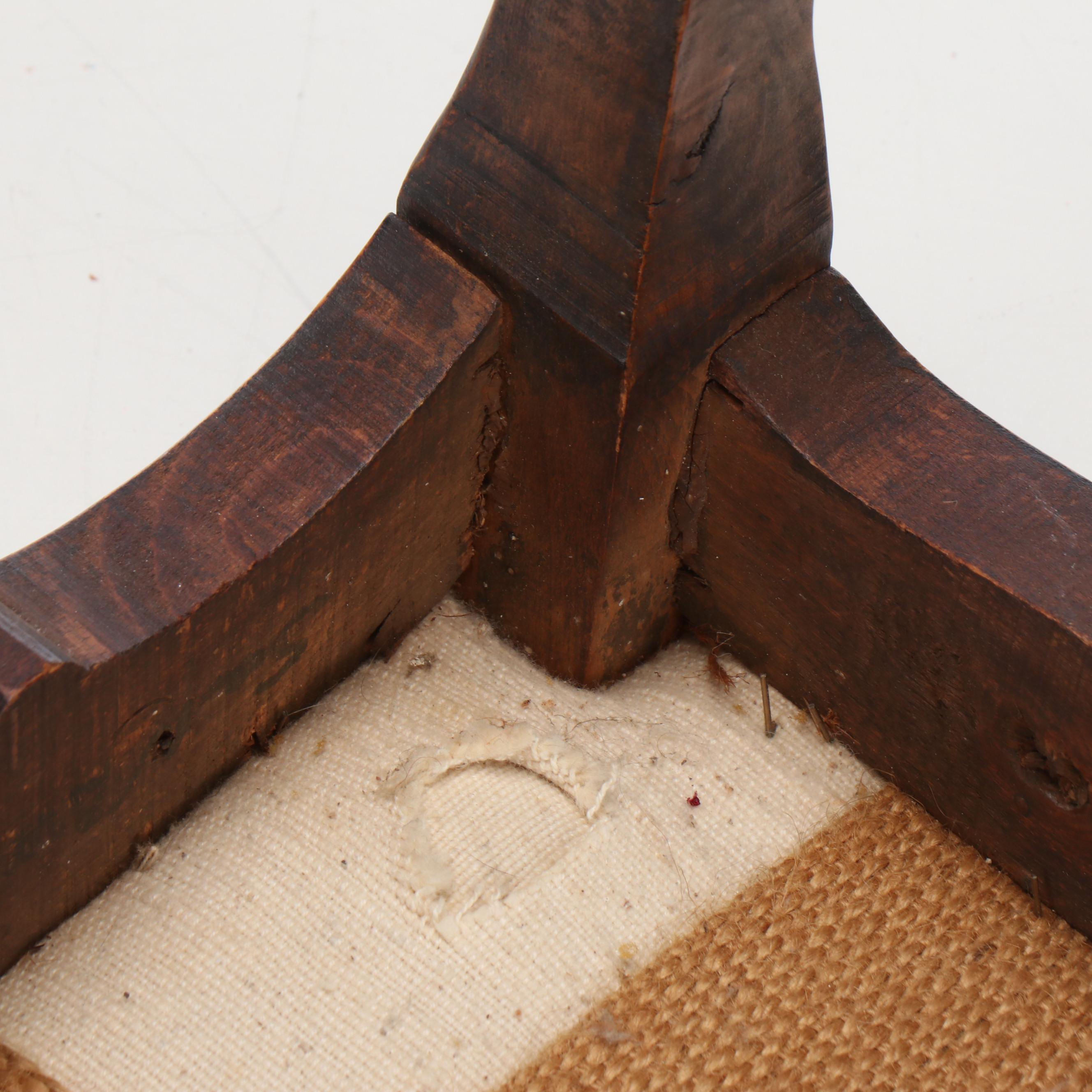 Louis XV Style Carved Stool and Wall Corbel Shelf