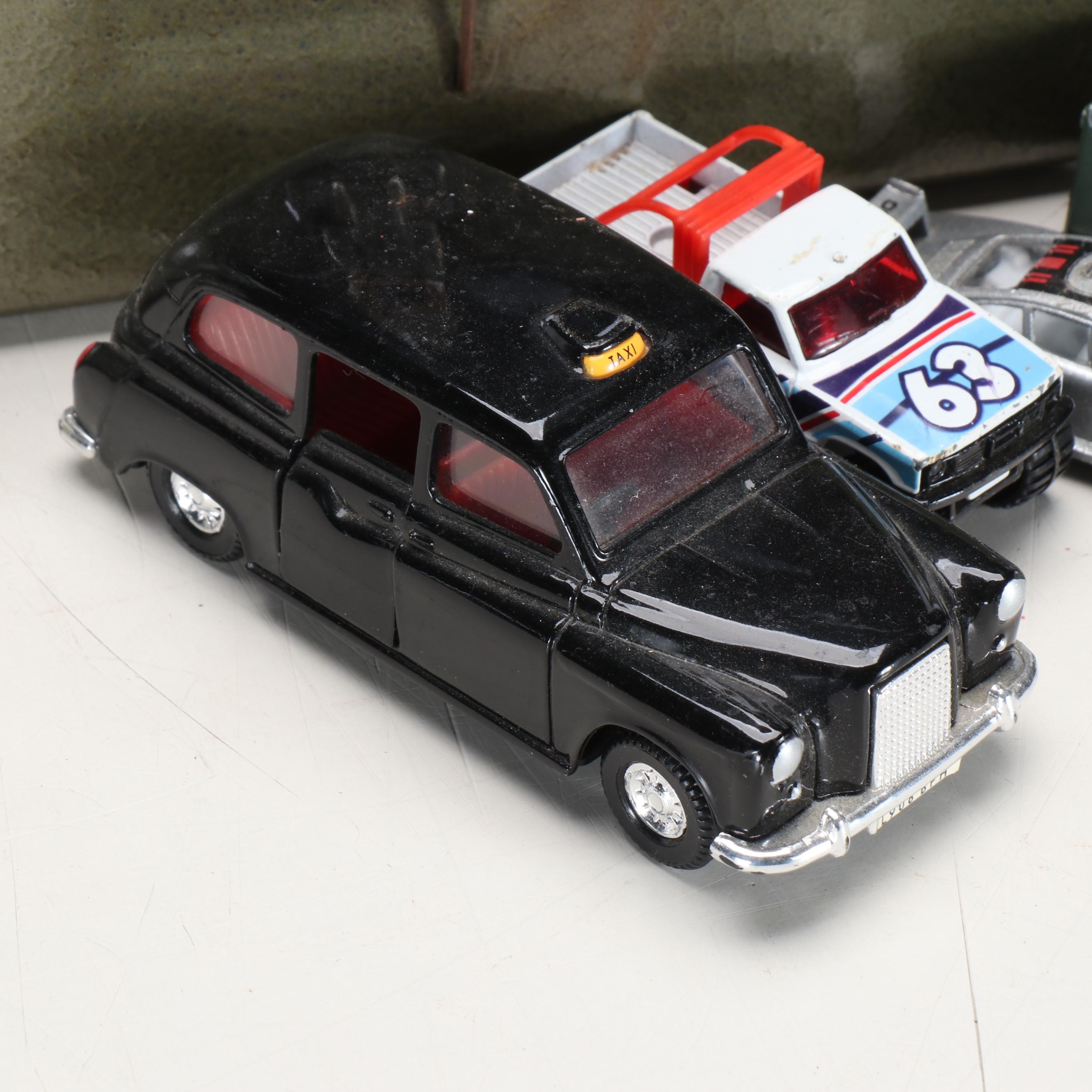 Mattel Hot Wheels and Other Model Cars with Metal Case, Mid to Late 20th C.