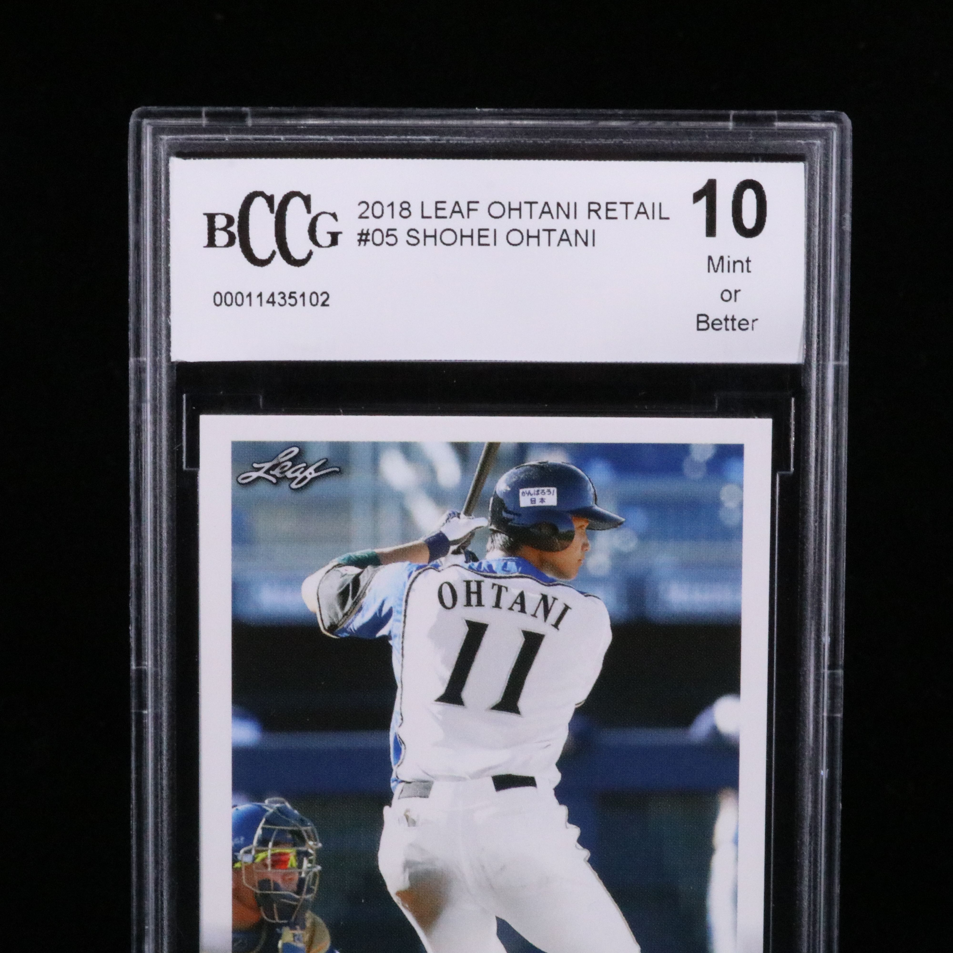 2018 Leaf Shohei Ohtani Rookie Year Baseball Card Graded BCCG 10