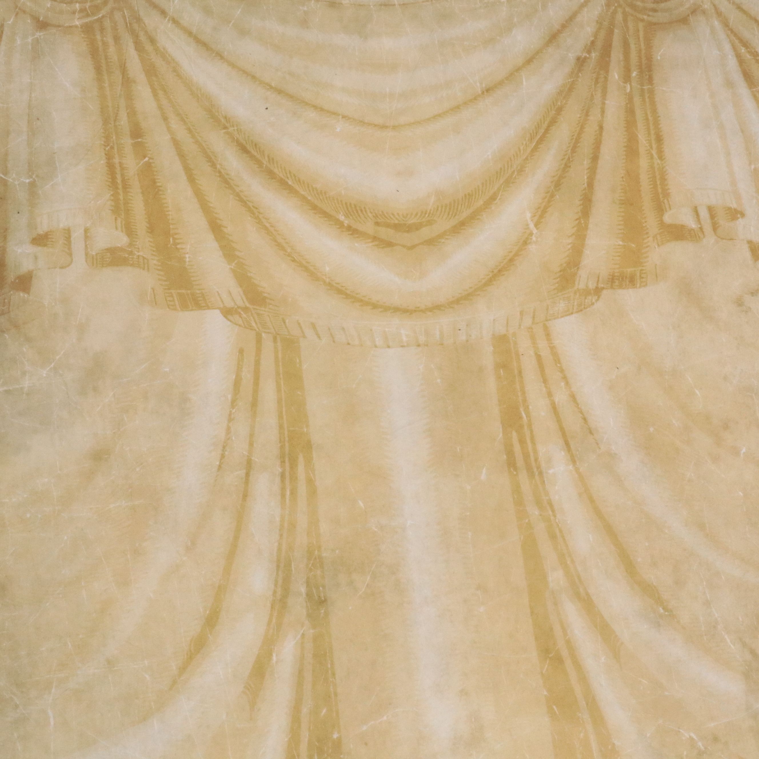 Monumental Trompe L'oeil Wallpaper Panel