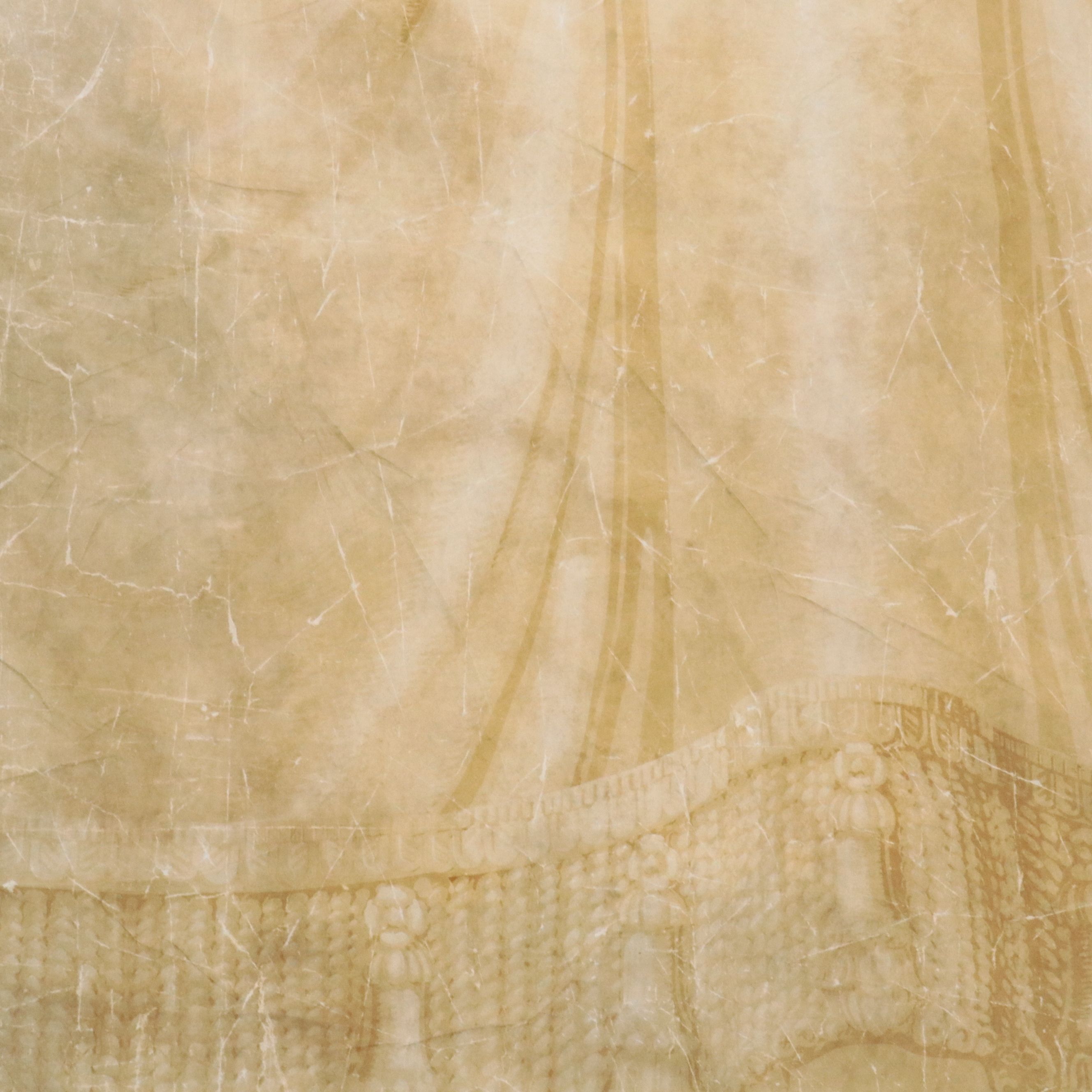 Monumental Trompe L'oeil Wallpaper Panel