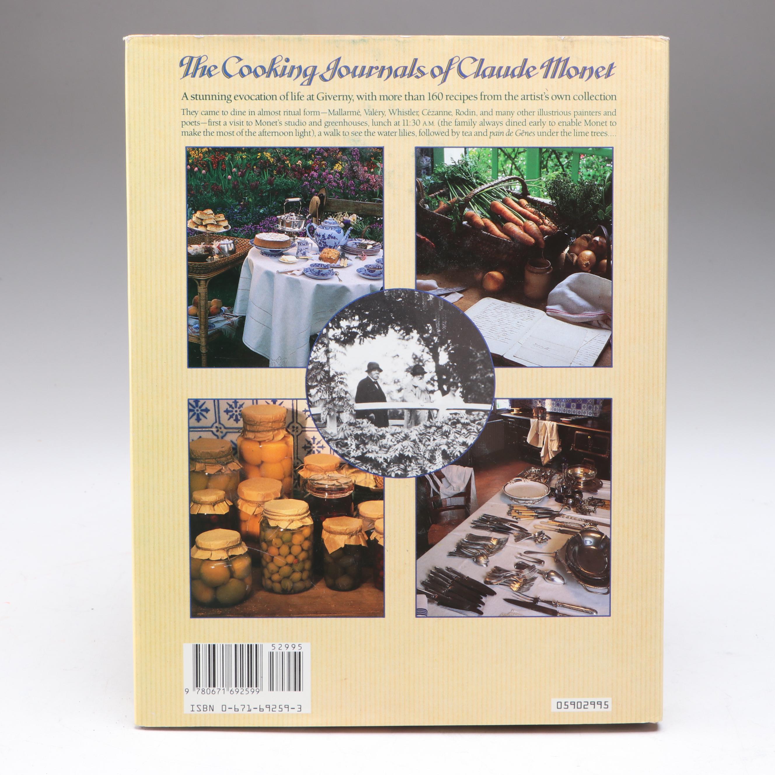 "Monet's Table: The Cooking Journals of Claude Monet" by Claire Joyes, 1989
