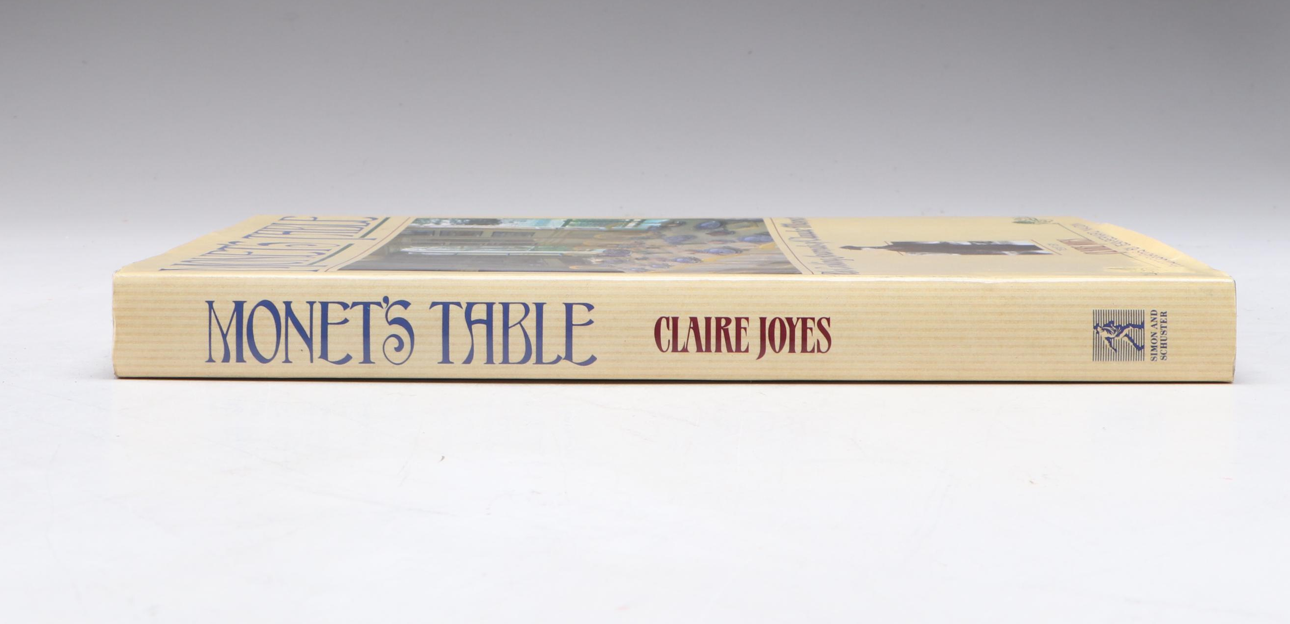 "Monet's Table: The Cooking Journals of Claude Monet" by Claire Joyes, 1989
