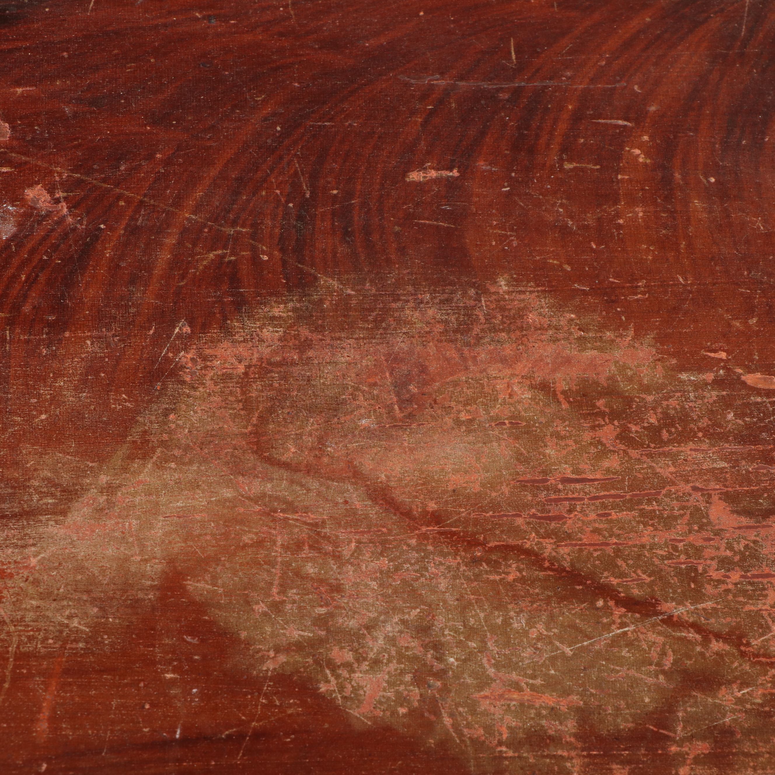 Antique Grain Painted Mule Chest