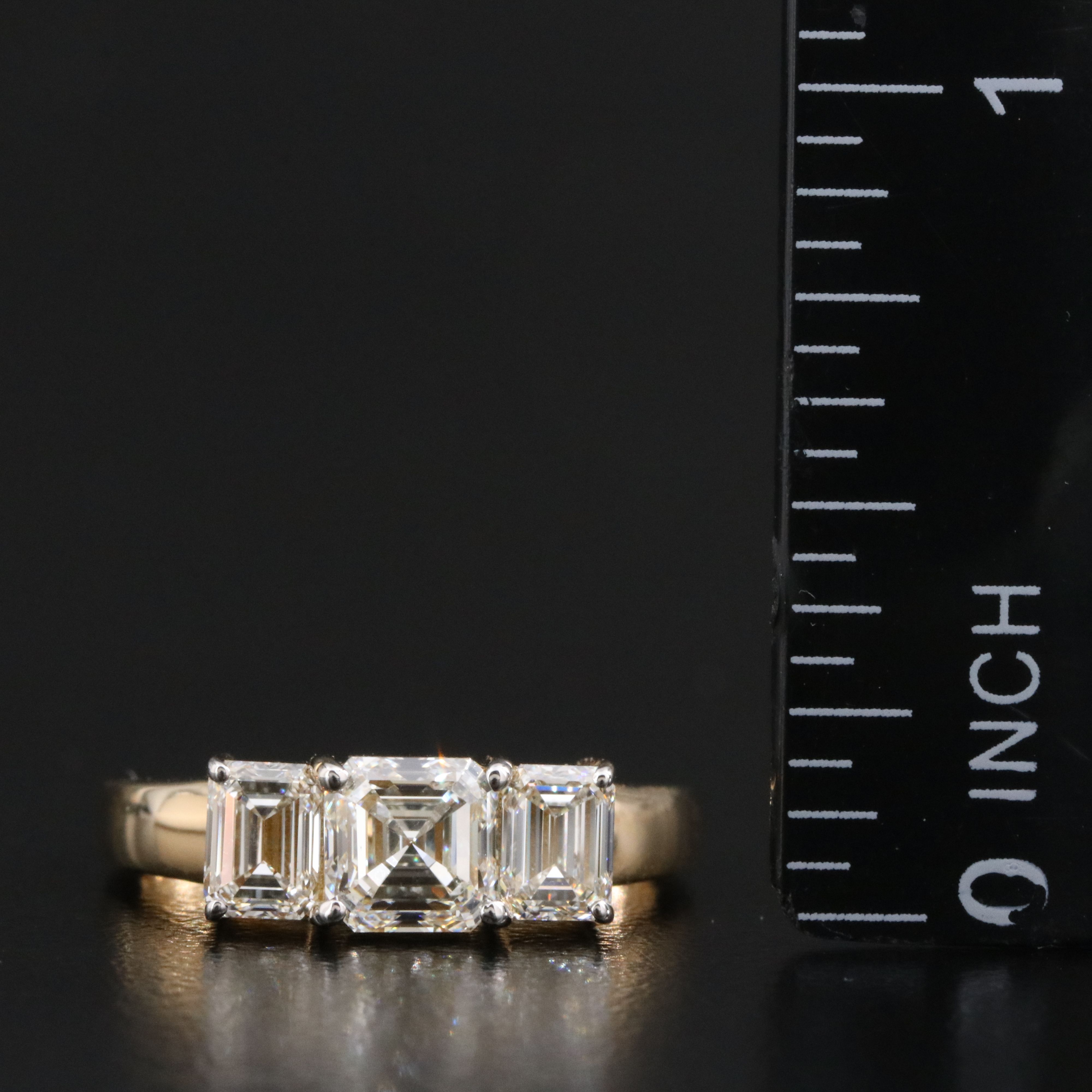 18K 1.82 CTW Diamond Ring with GIA Reports