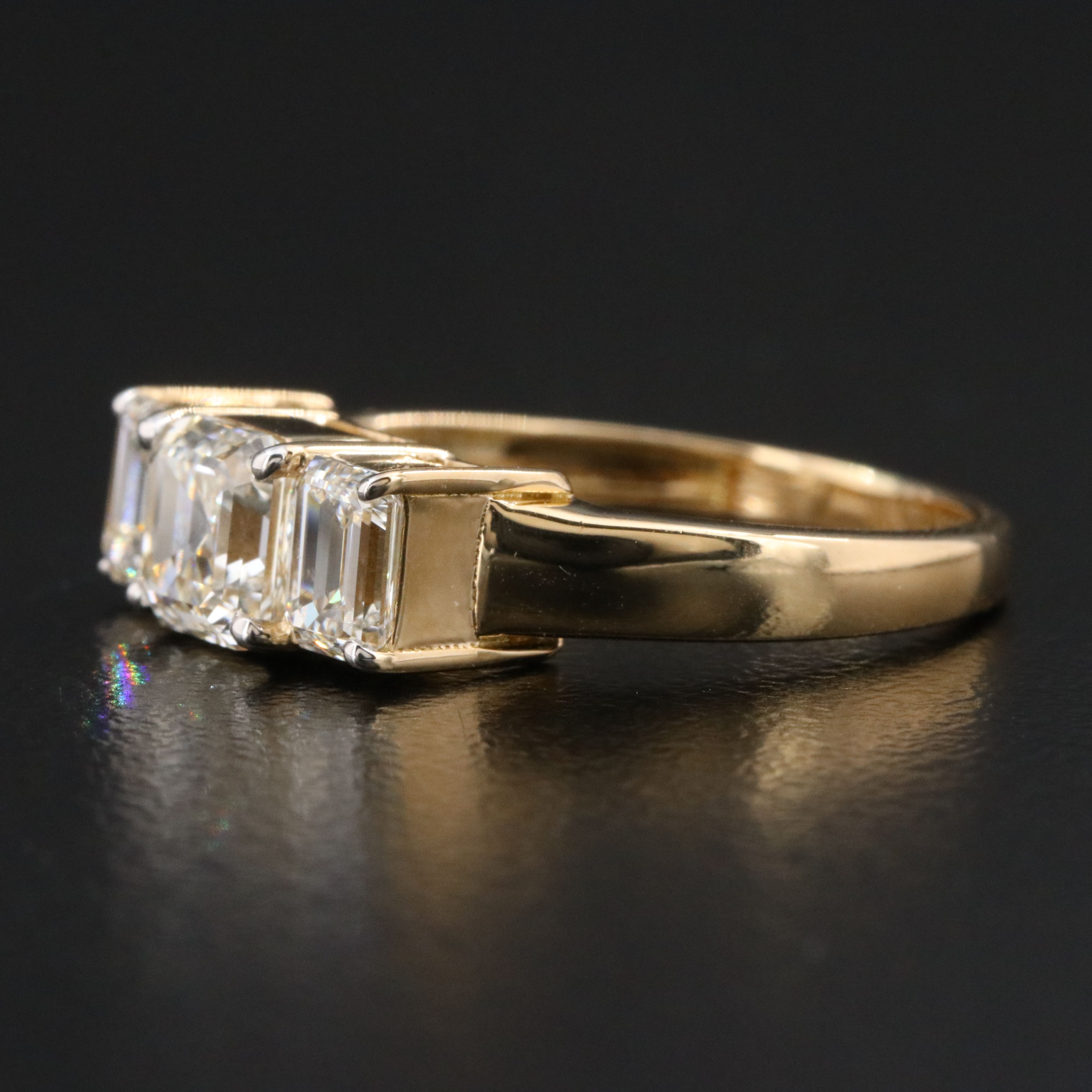 18K 1.82 CTW Diamond Ring with GIA Reports