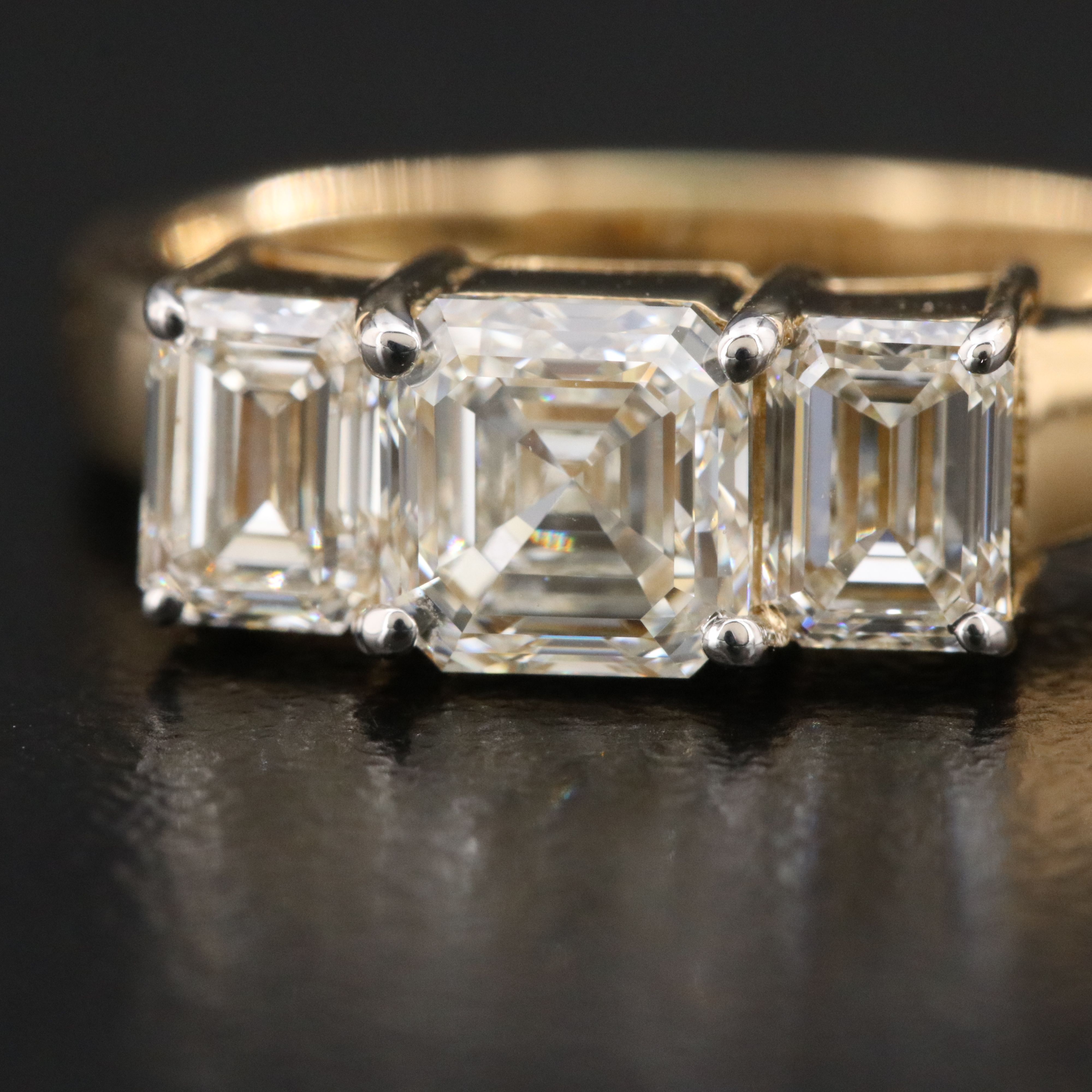 18K 1.82 CTW Diamond Ring with GIA Reports