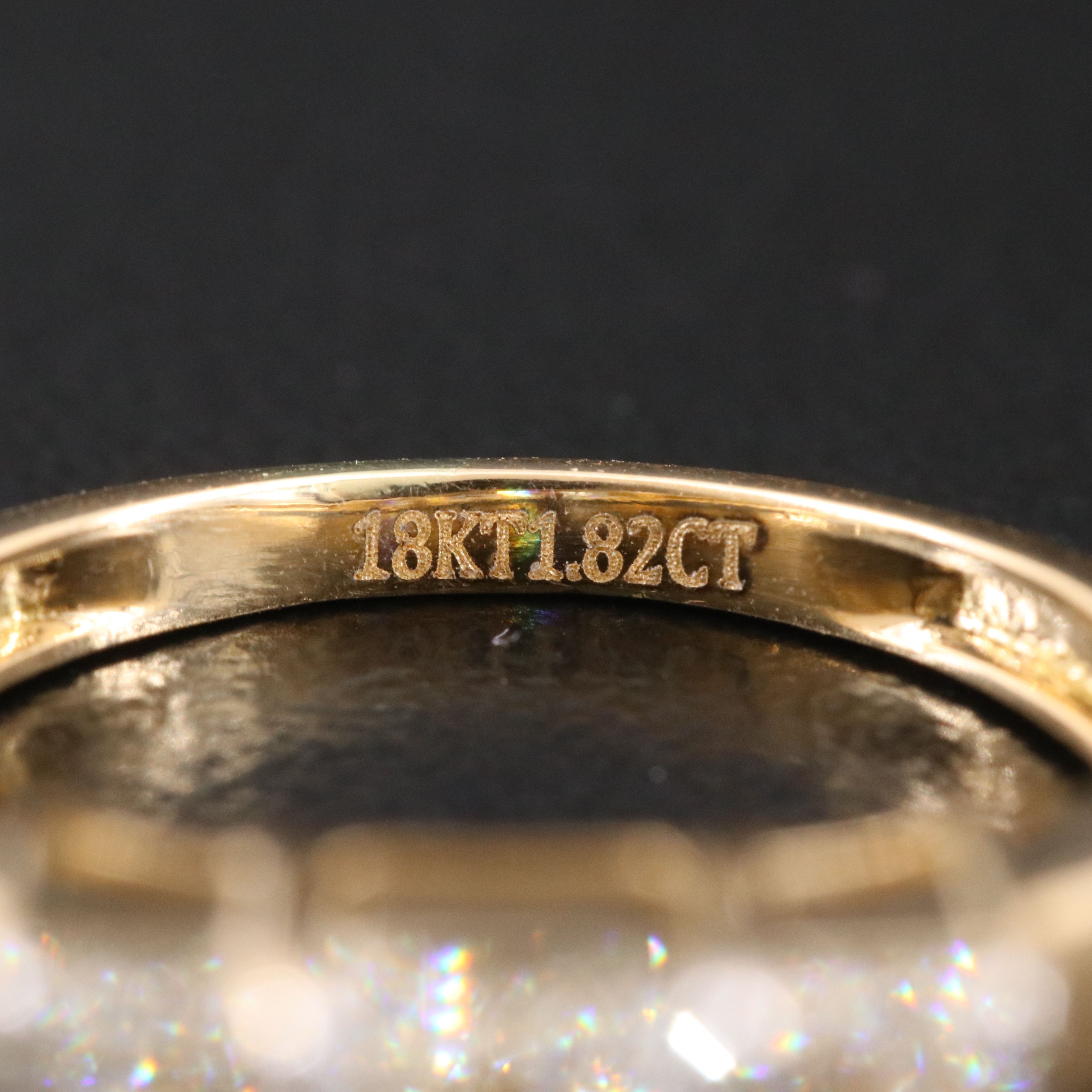 18K 1.82 CTW Diamond Ring with GIA Reports