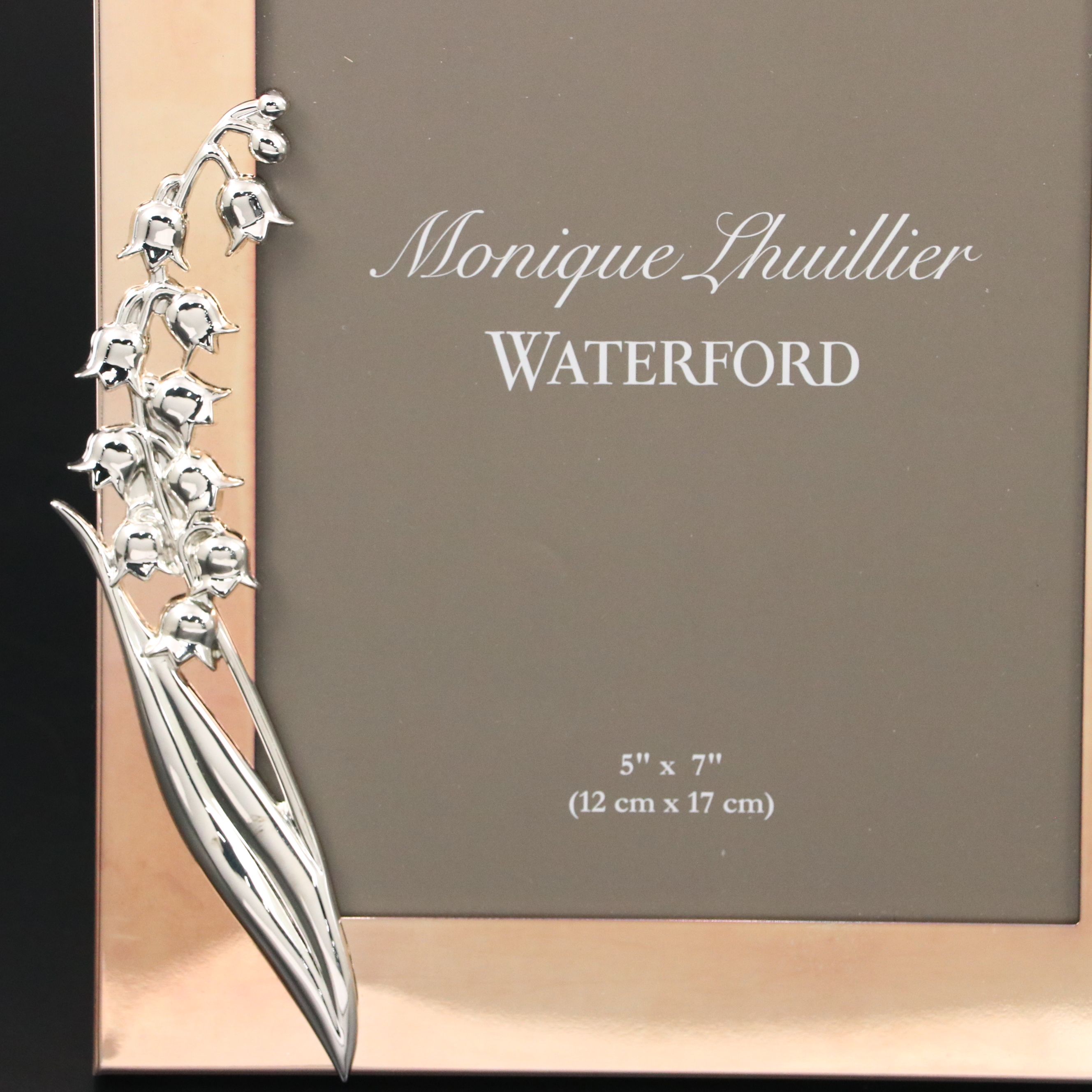 Monique Lhuillier for Waterford "Modern Love" Flutes with Double Frame