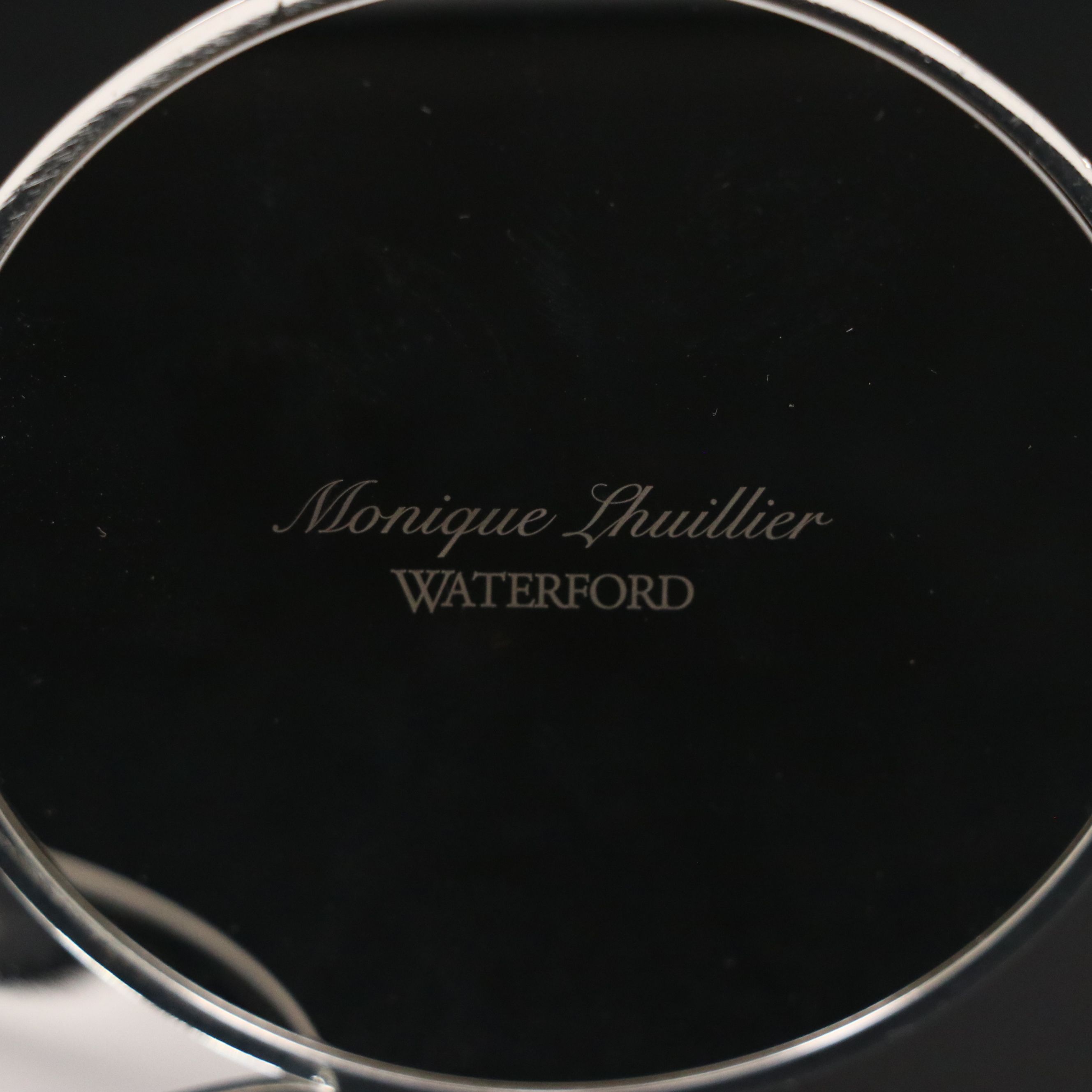 Monique Lhuillier for Waterford "Modern Love" Flutes with Double Frame