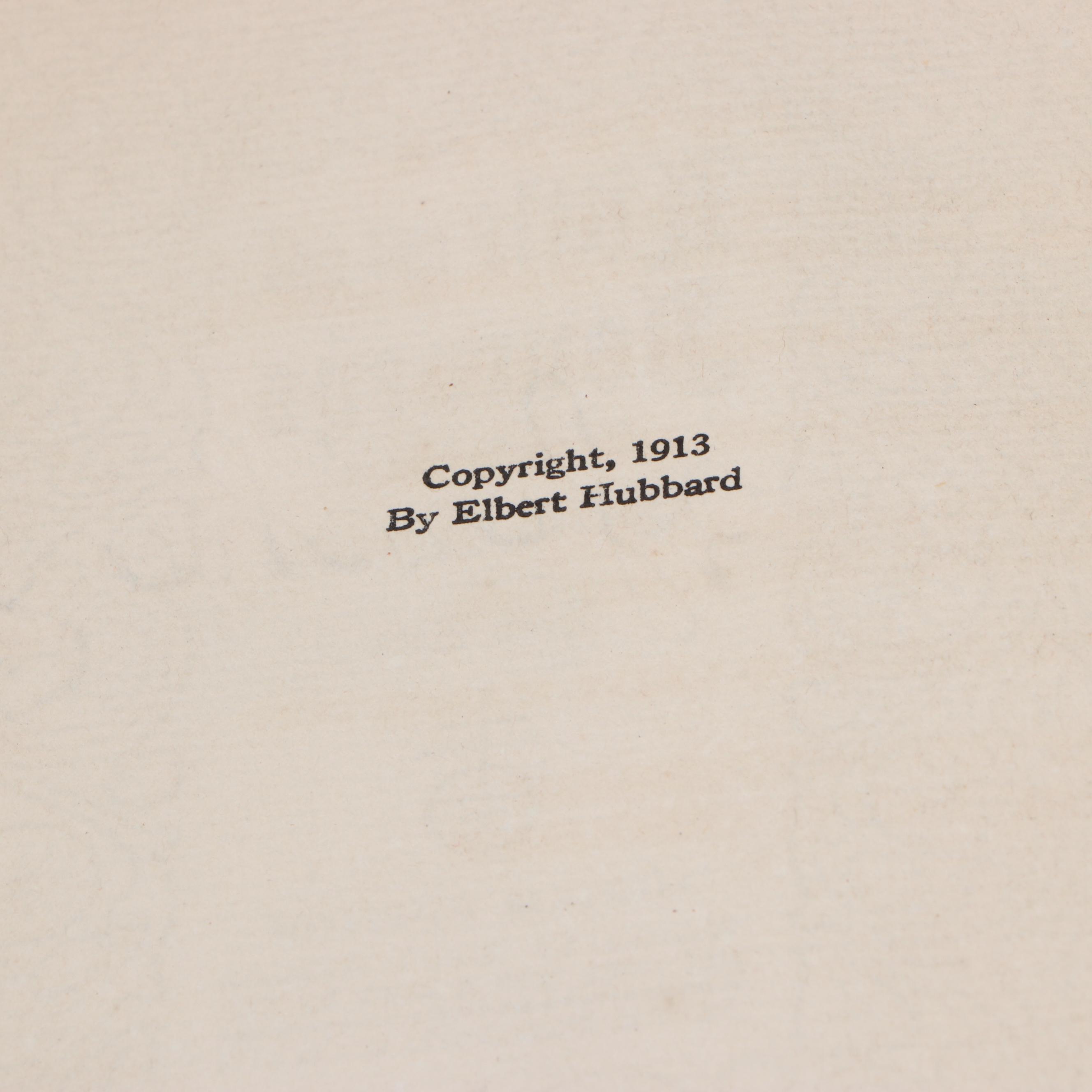 "Little Journeys to the Homes of Great Lovers" by Elbert Hubbard, 1913