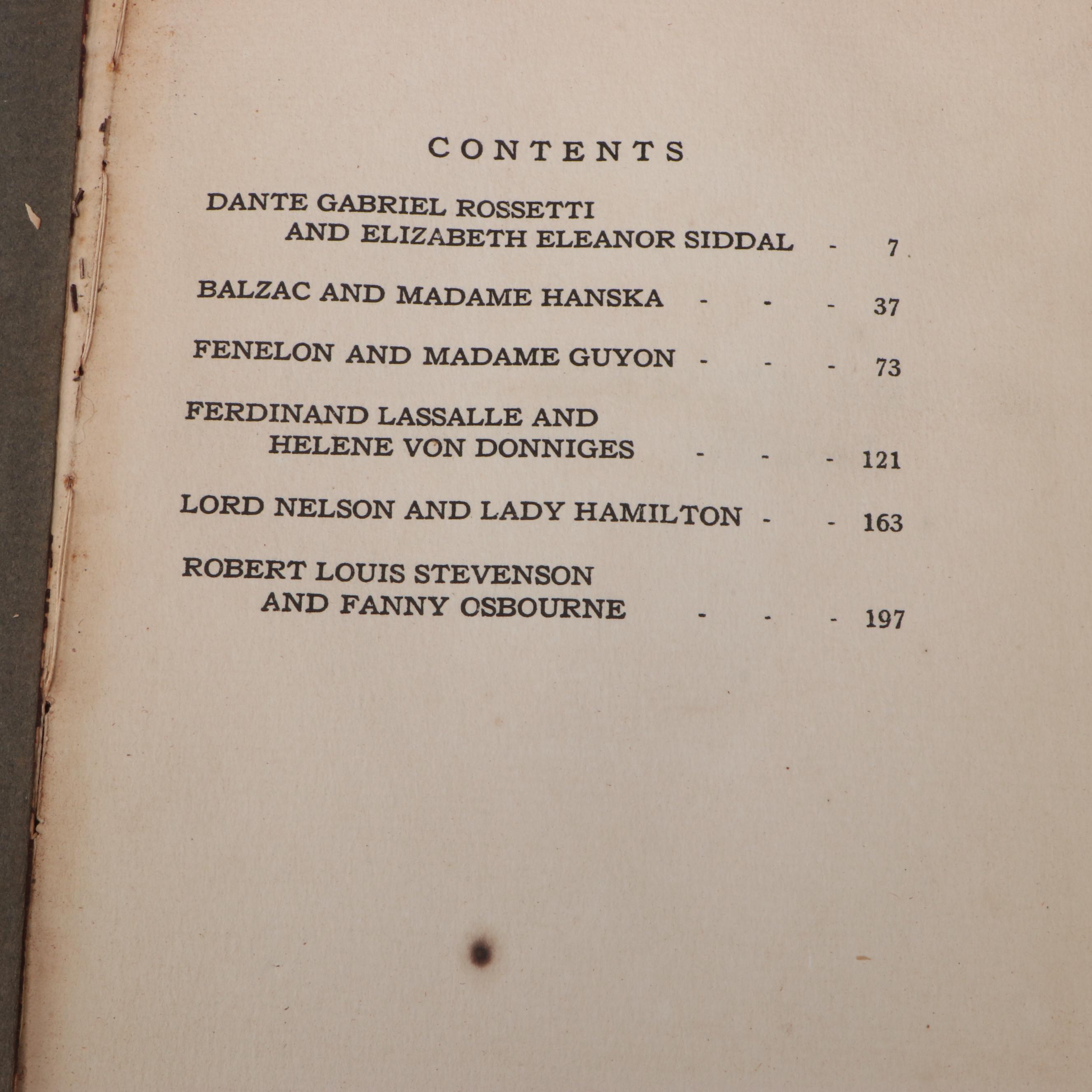 "Little Journeys to the Homes of Great Lovers" by Elbert Hubbard, 1913
