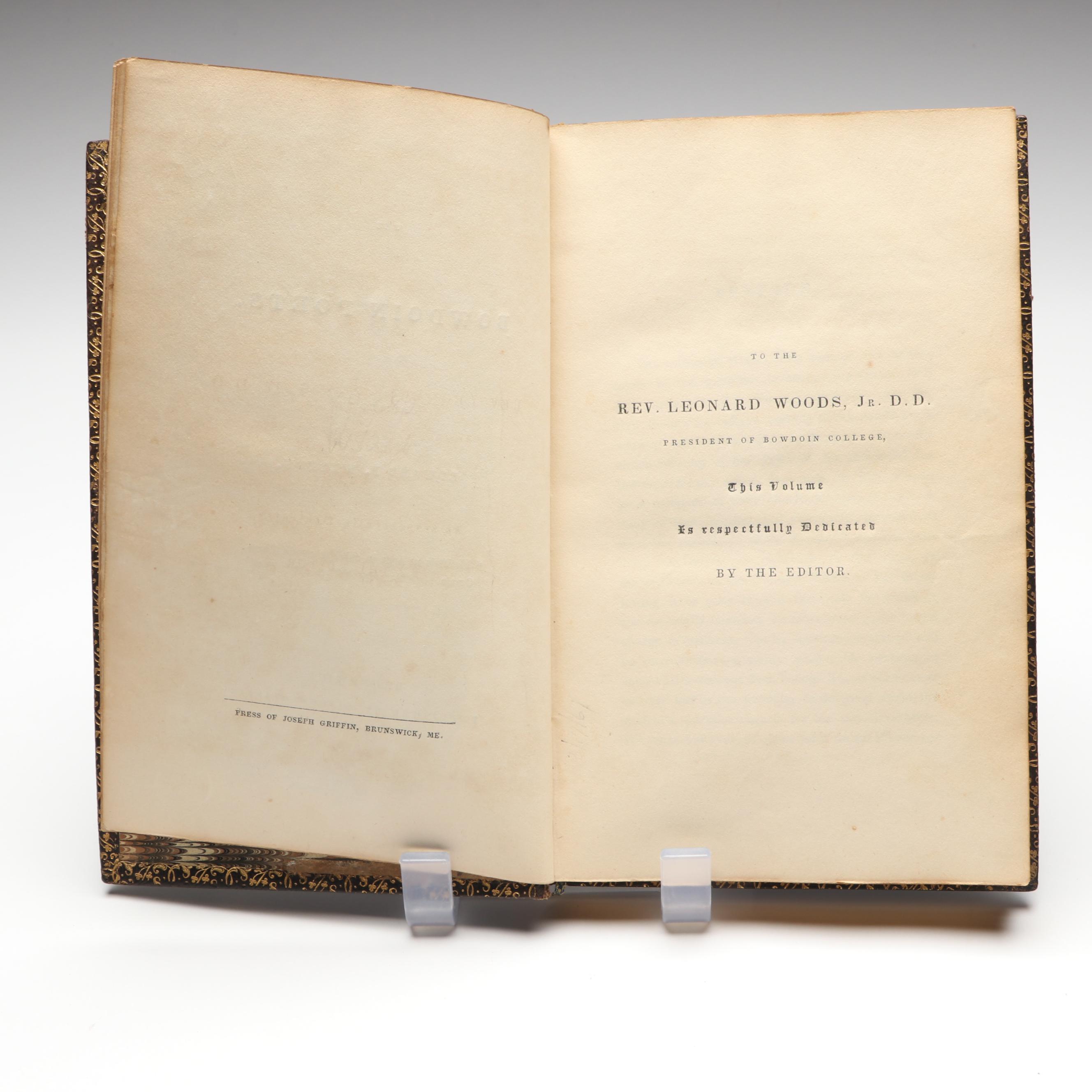 "The Bowdoin Poets" by Edward P. Weston, 1840