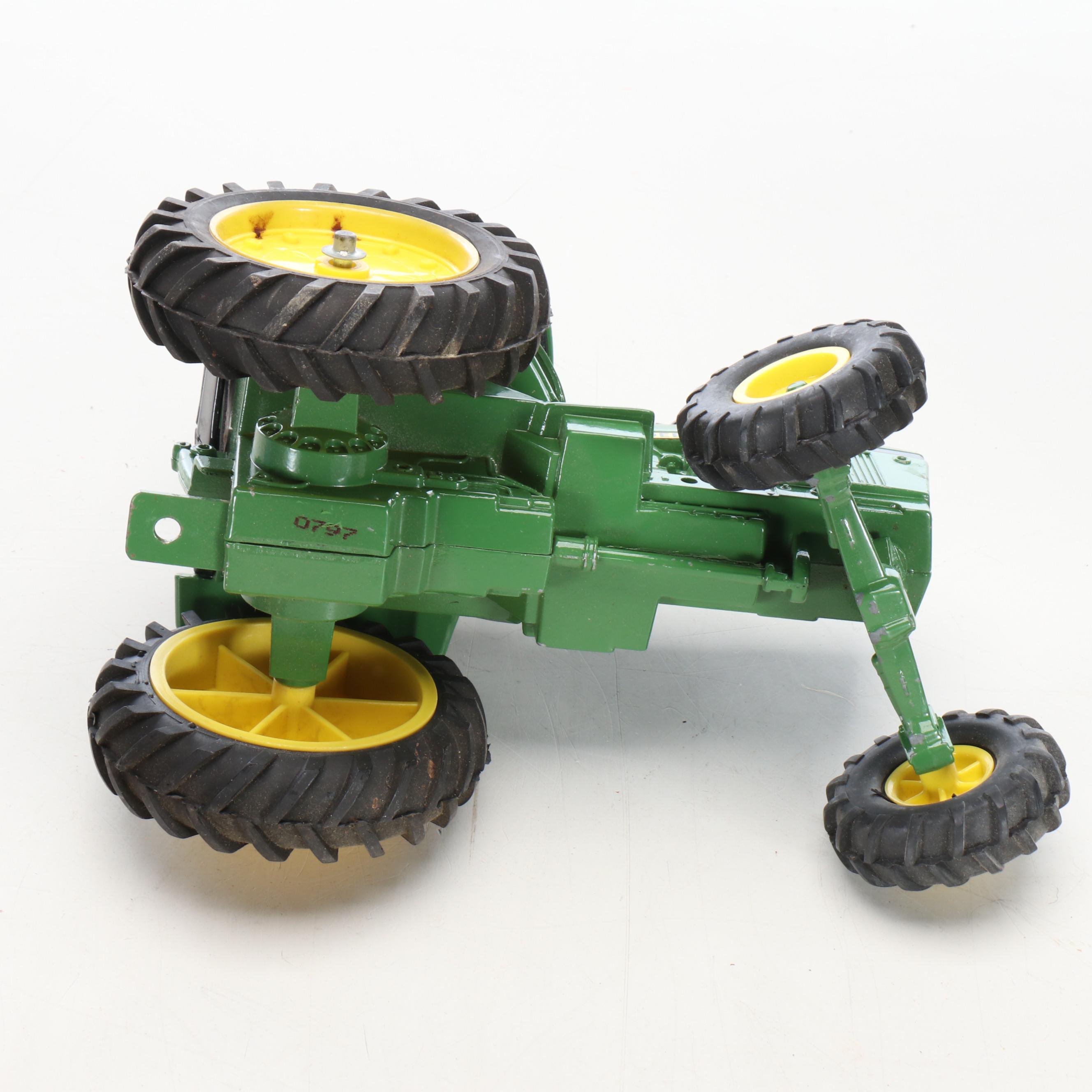 Ford and John Deere Metal Model Tractors and Other Farm Accessories