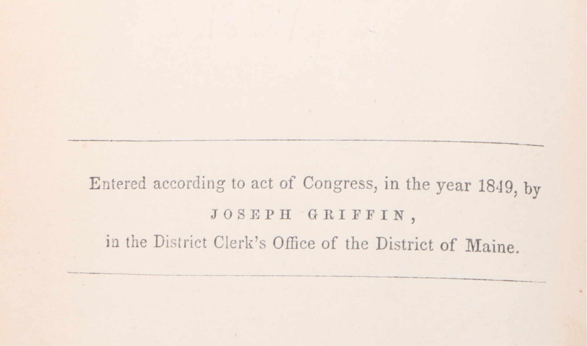 Second Edition "Bowdoin Poets" by Edward P. Weston, 1857