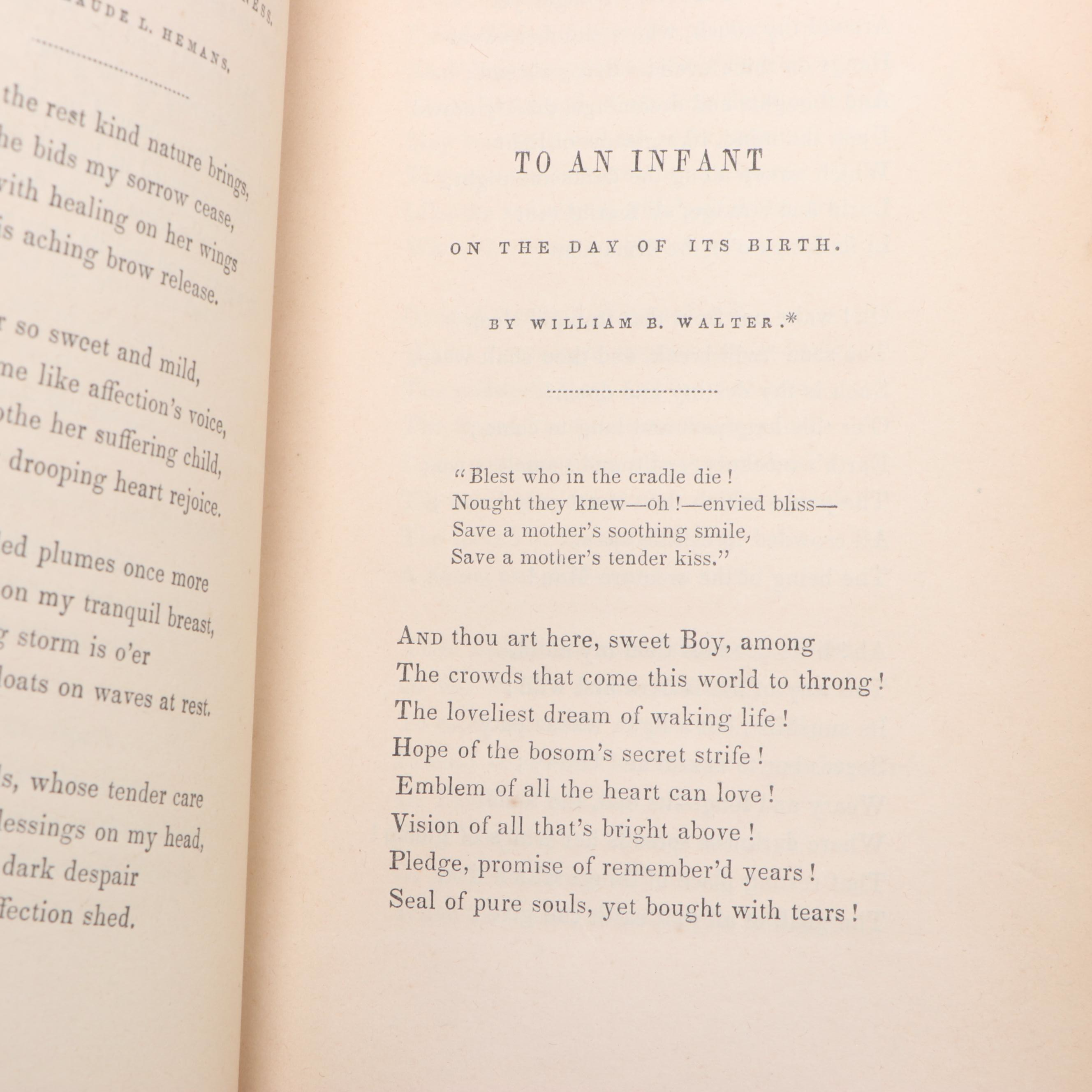 Second Edition "Bowdoin Poets" by Edward P. Weston, 1857