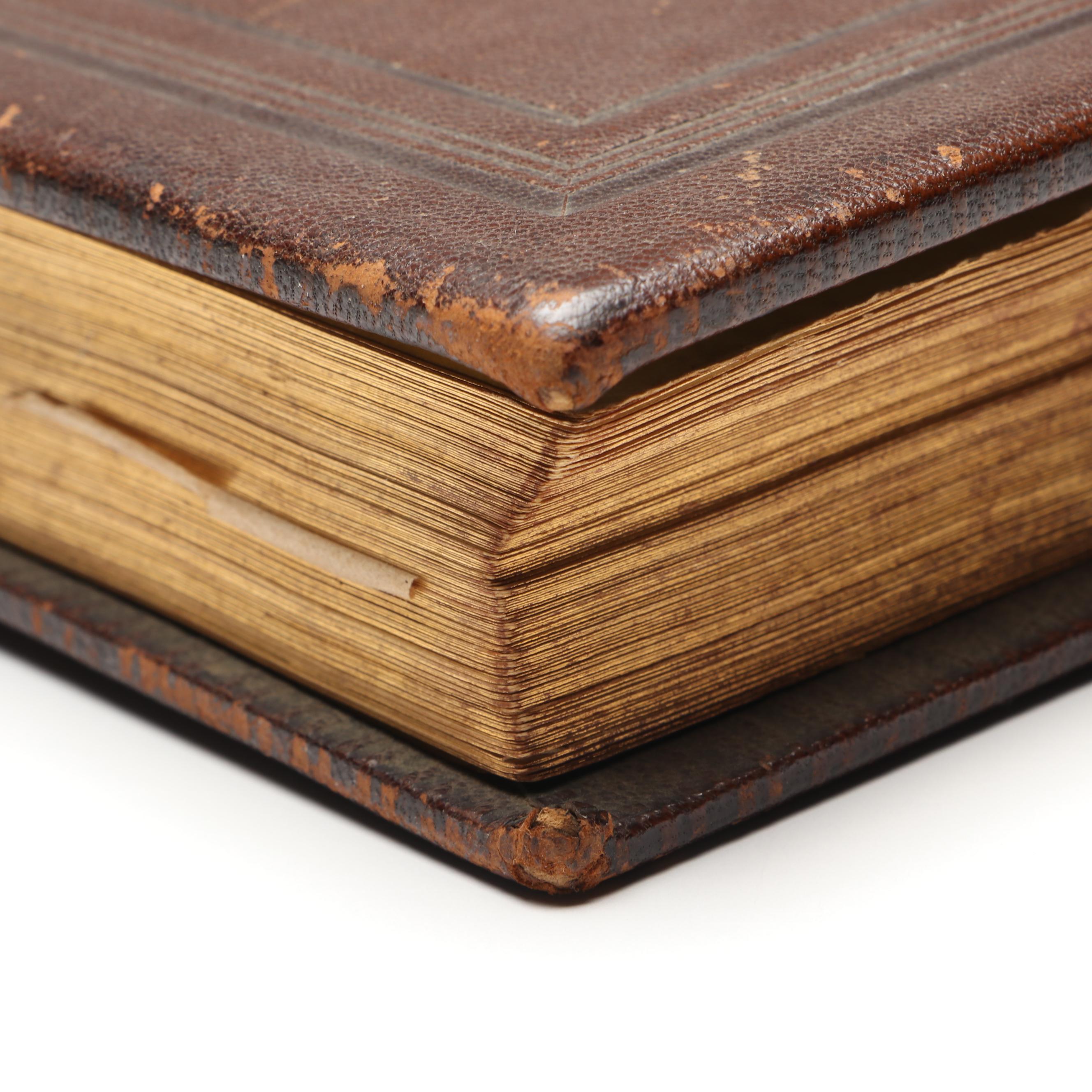 Bowdoin College Class of 1859 Embossed Leather Notebook