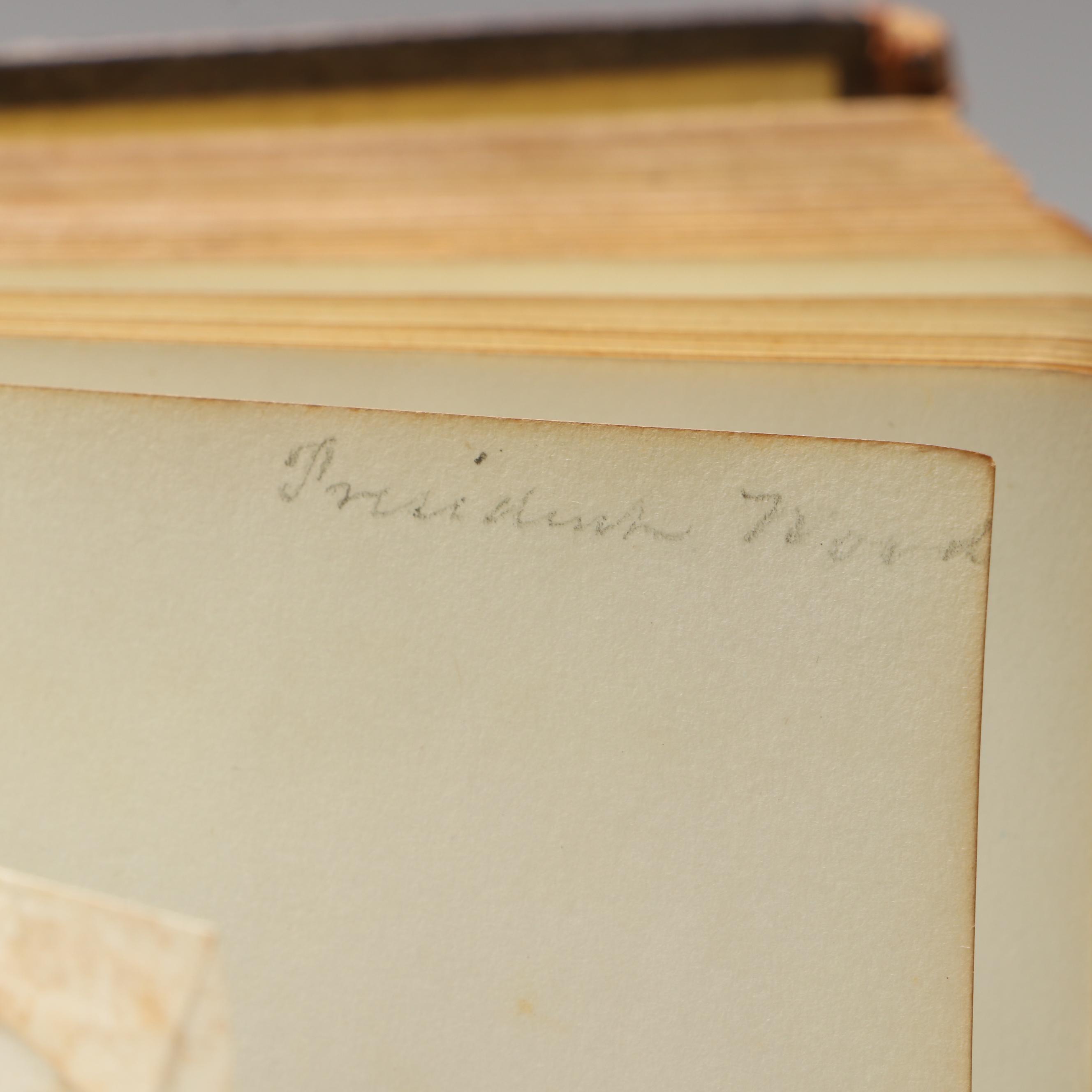 Bowdoin College Class of 1859 Embossed Leather Notebook