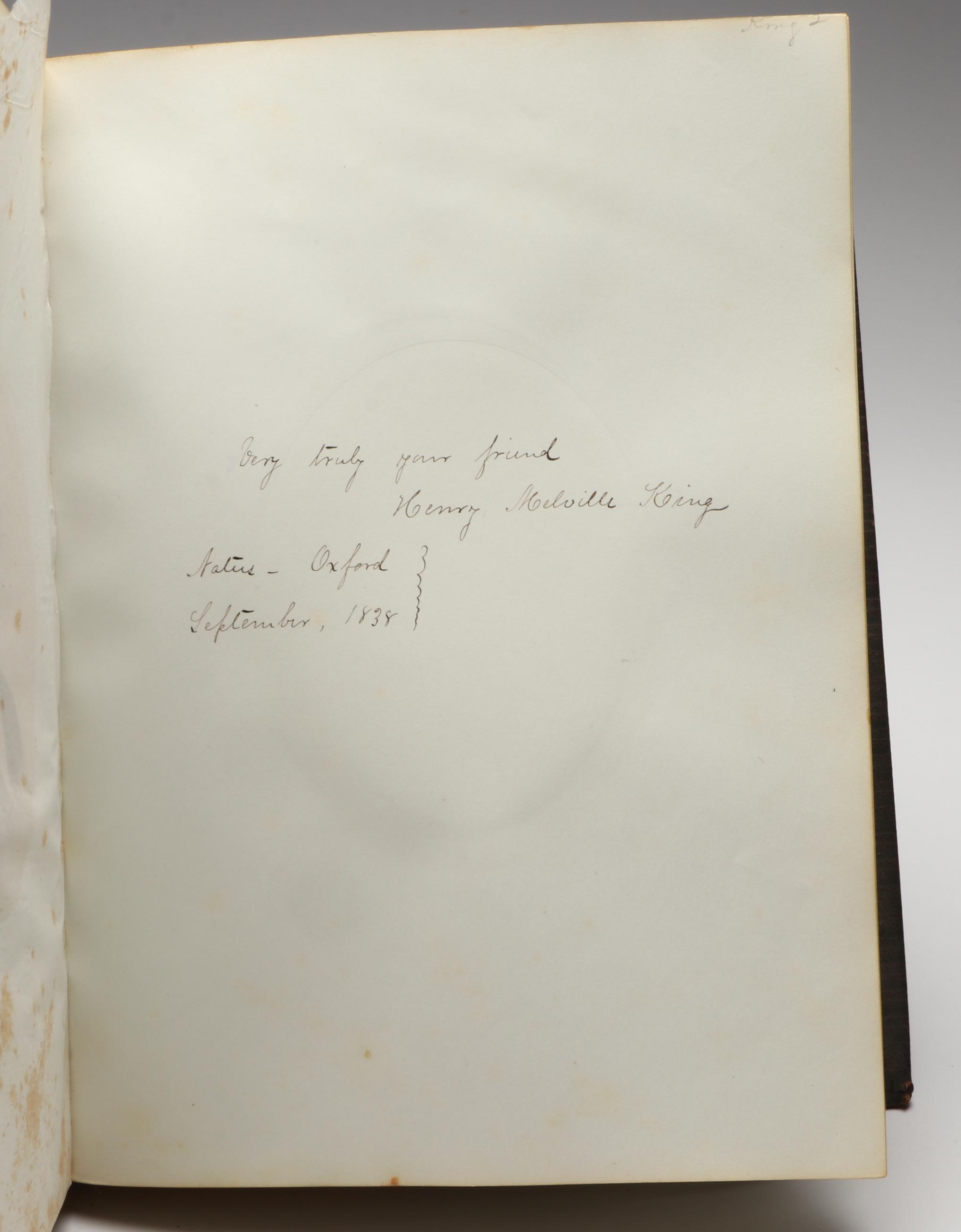 Bowdoin College Class of 1859 Embossed Leather Notebook