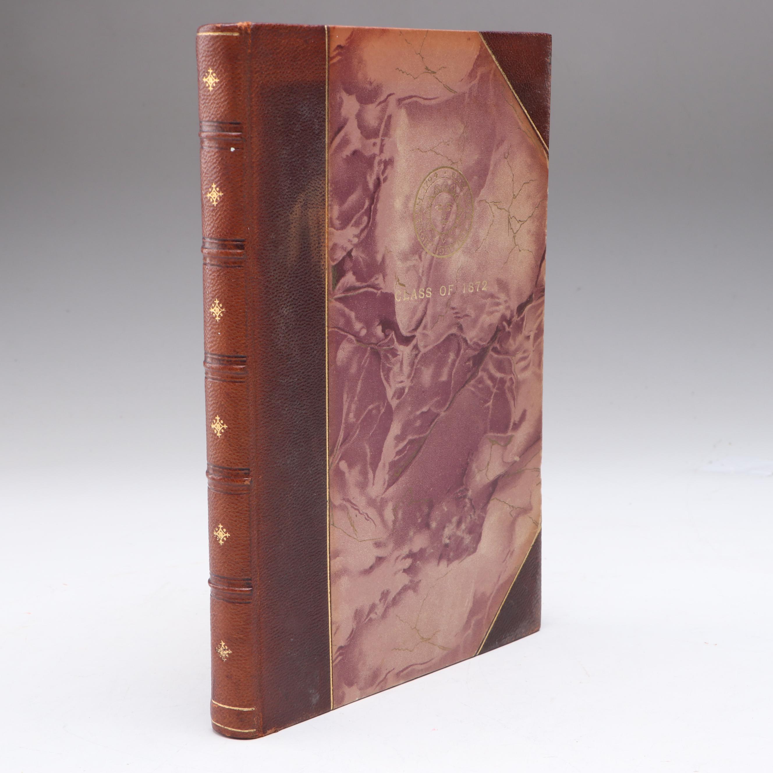 "Class of 1872 Bowdoin College" Foreword by J. S. Richards, 1918