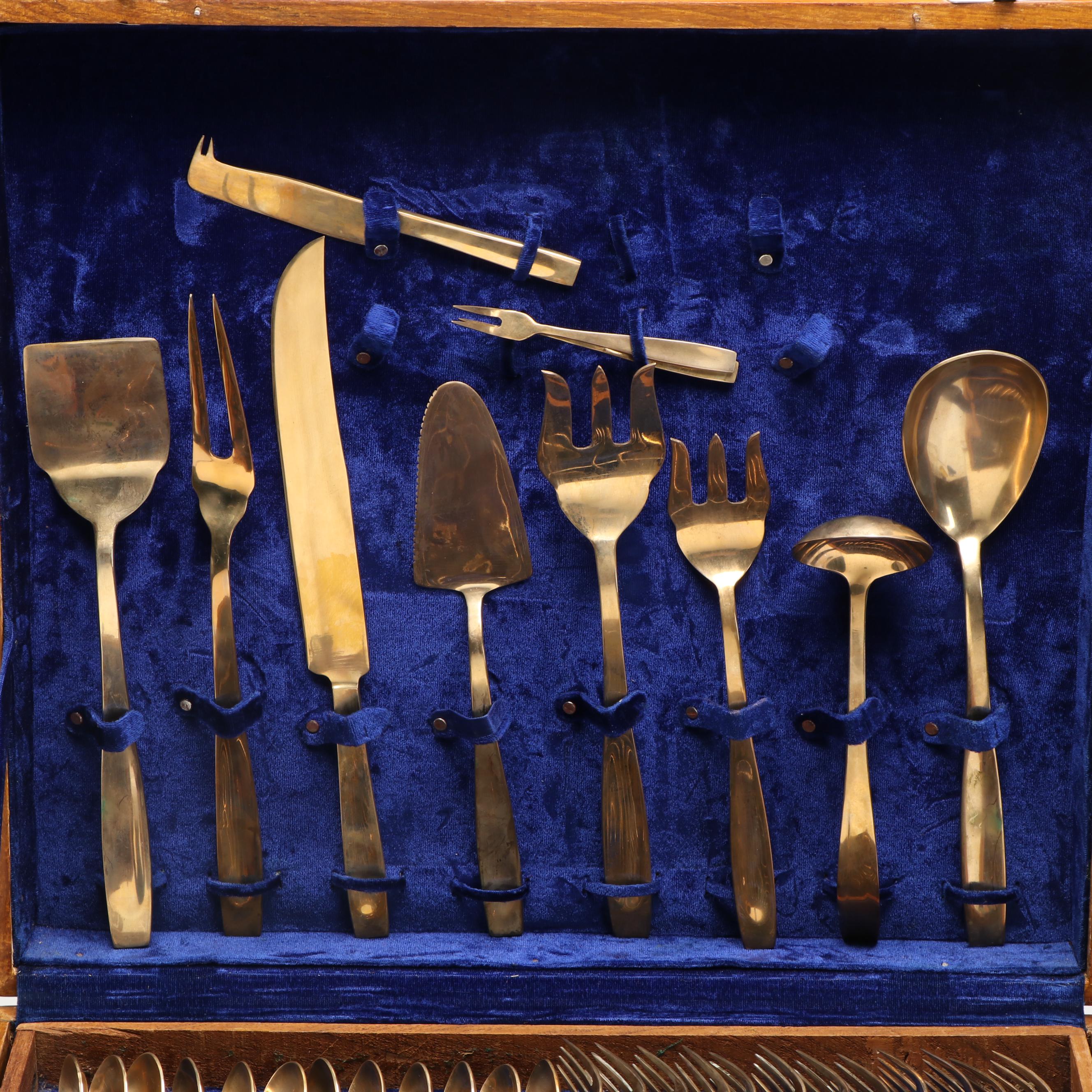 Hos Kitchenware Nickel Bronze Serving Utensils and Flatware