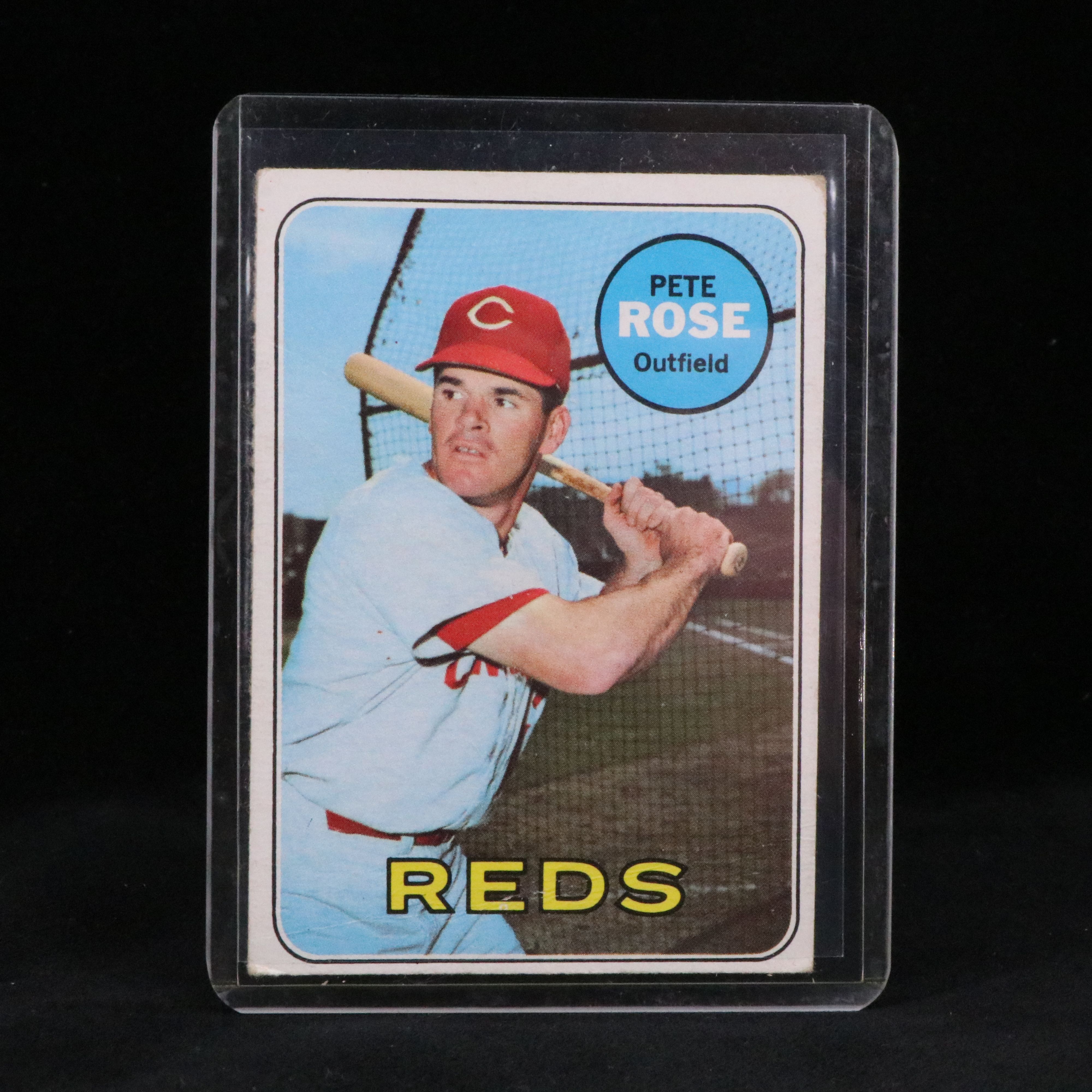 1969 Topps Pete Rose Cincinnati Reds Baseball Card