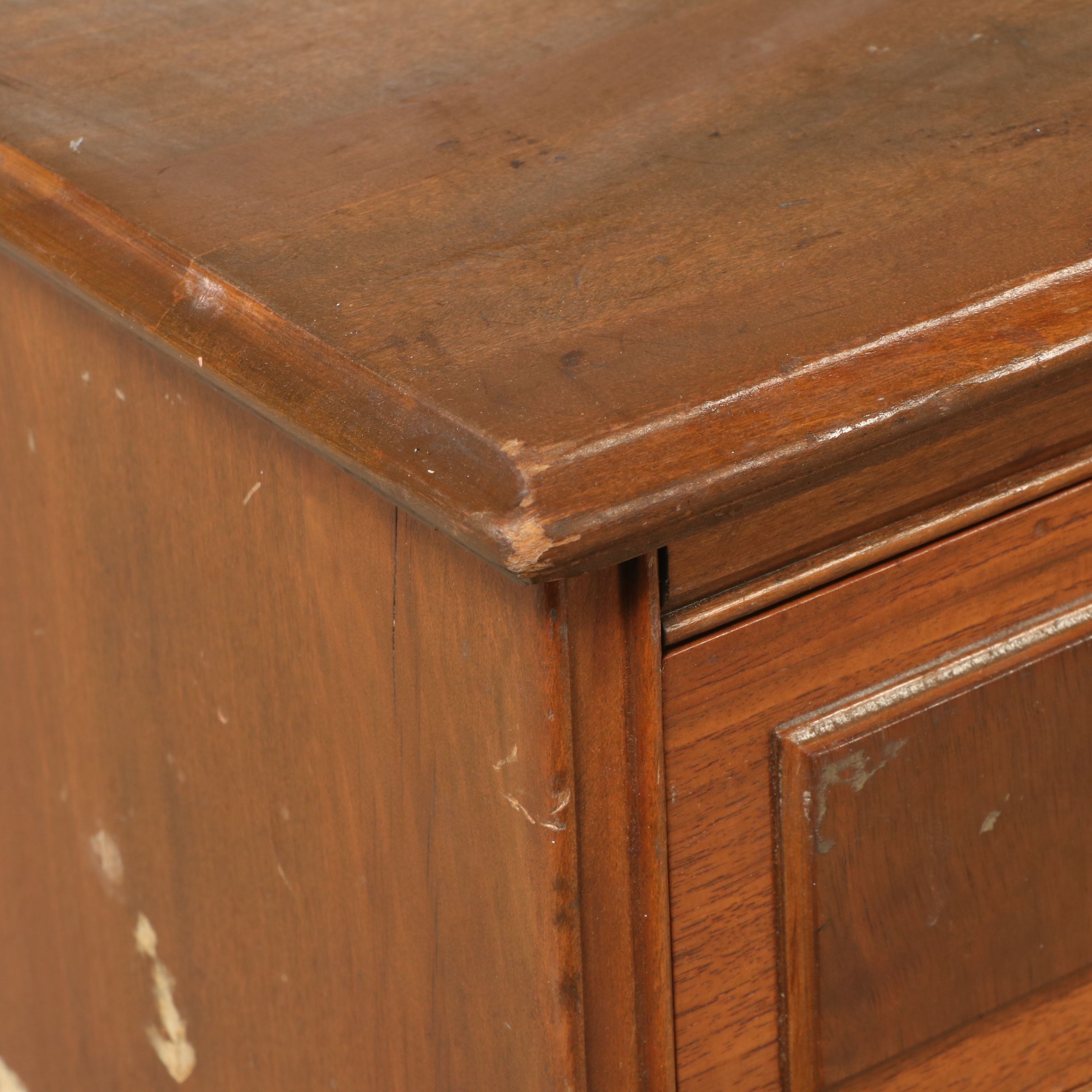 Regency Style Walnut Secretary Desk