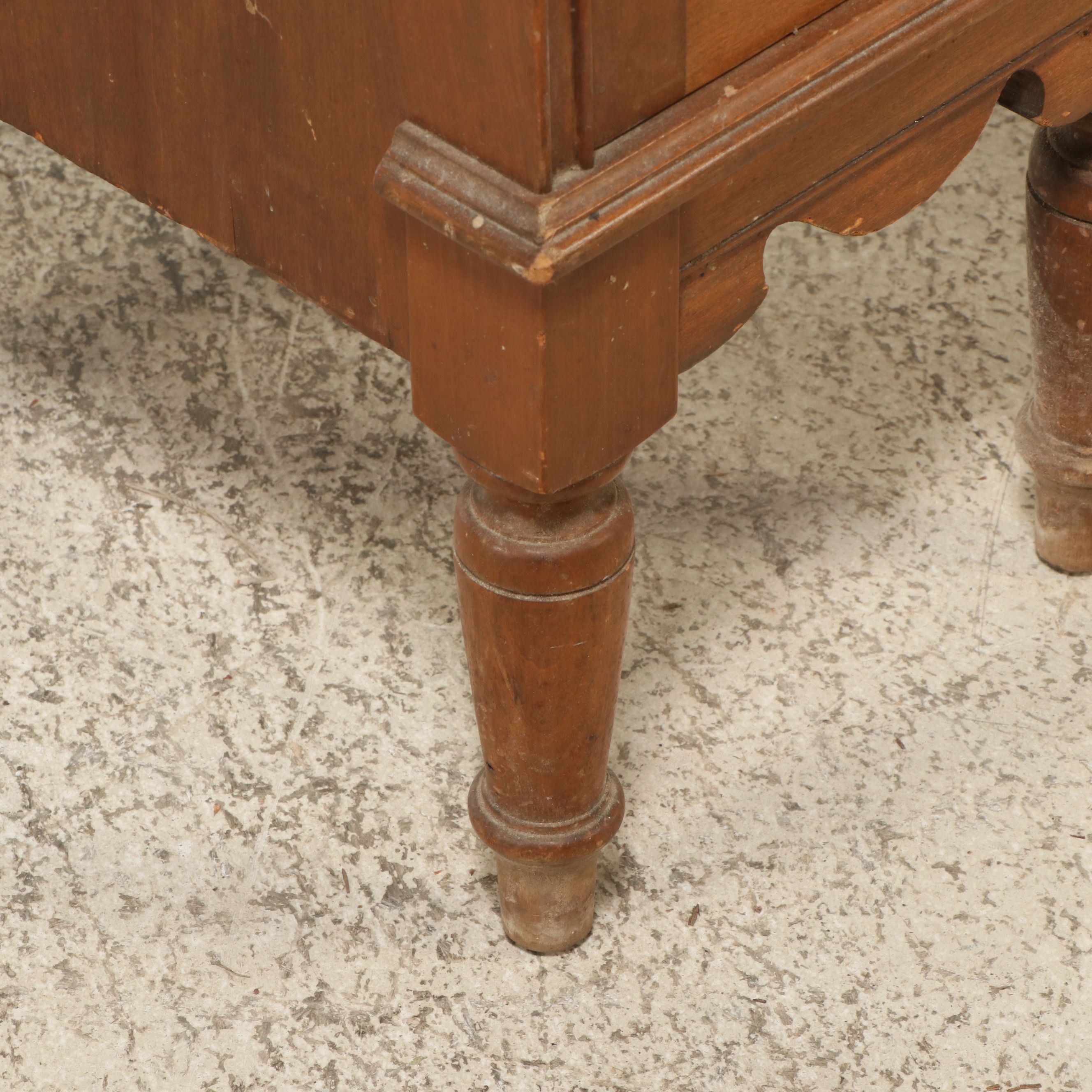 Regency Style Walnut Secretary Desk