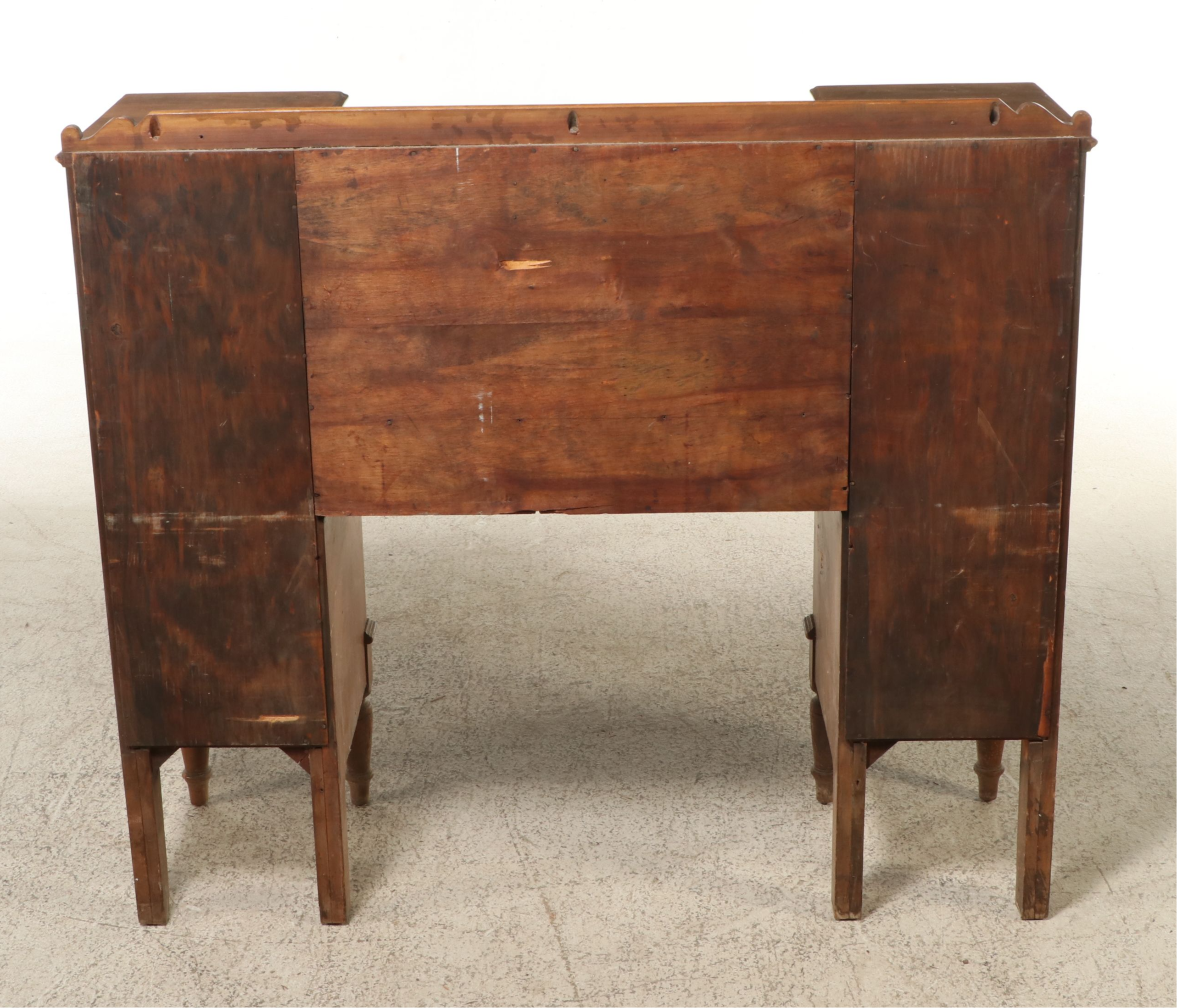 Regency Style Walnut Secretary Desk