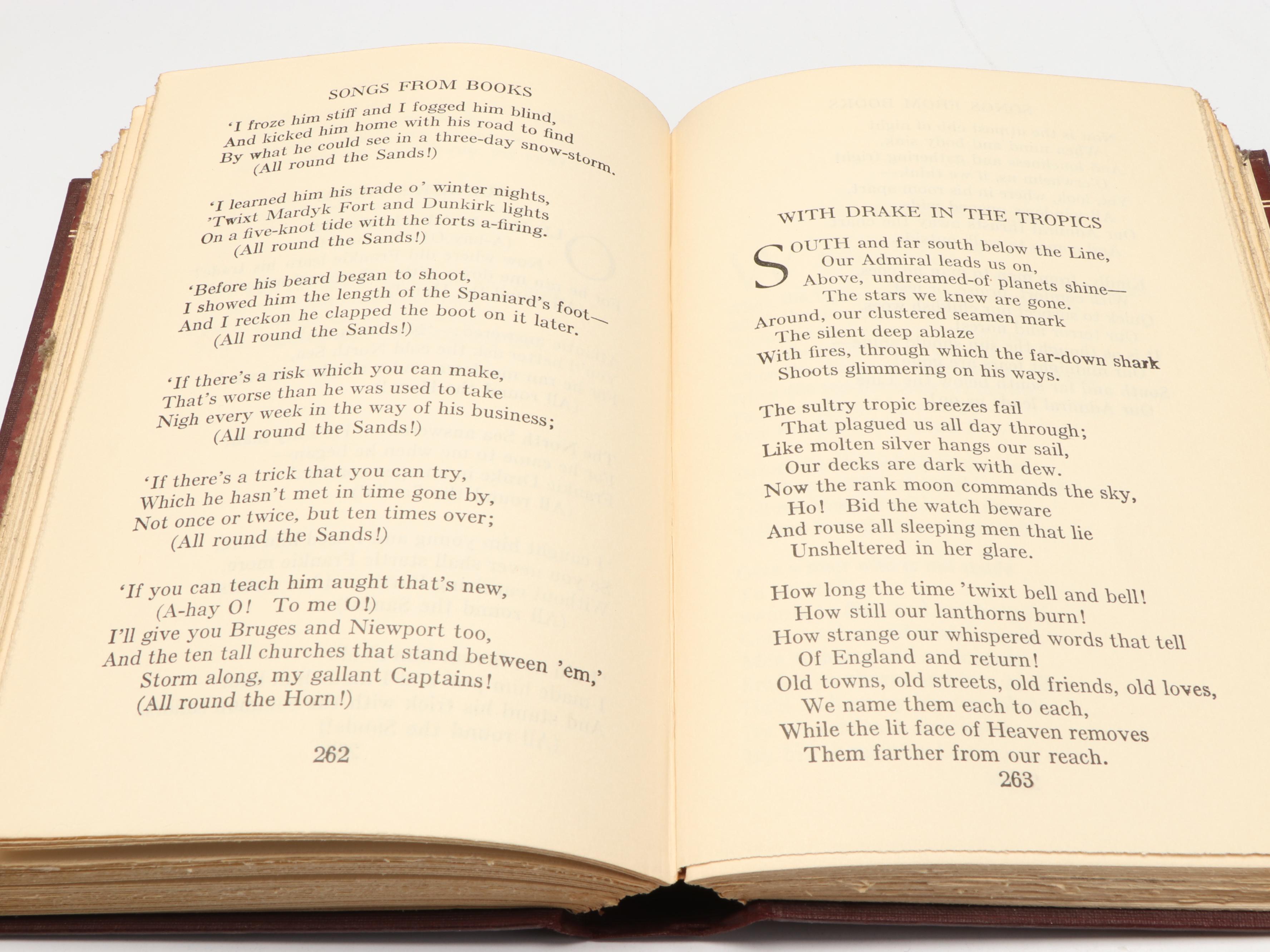 Mandalay Edition "The Works of Rudyard Kipling" Partial Set, 1925