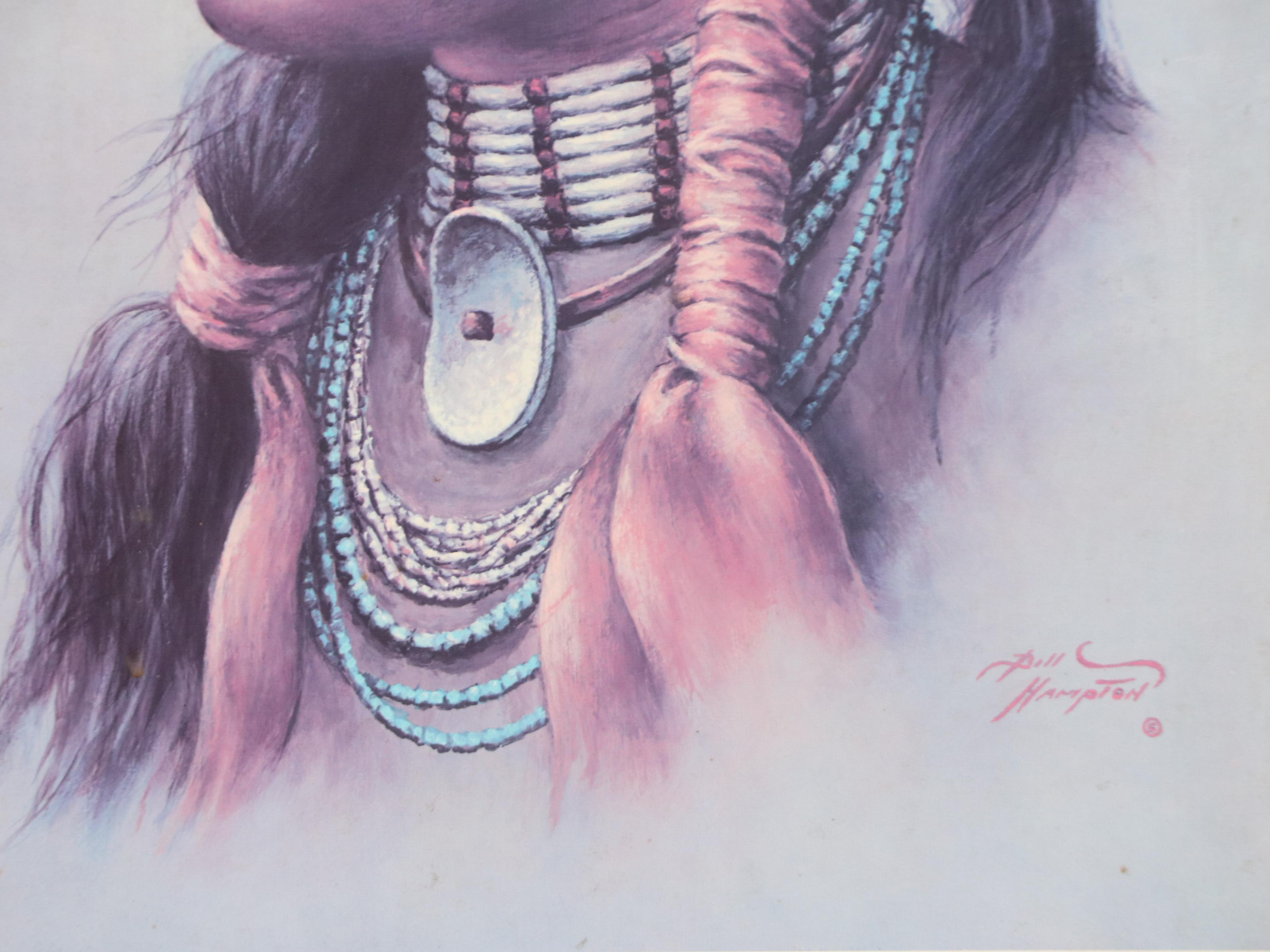 After Bill Hampton Offset Lithograph "Oh Great Spirit," Late 20th C.