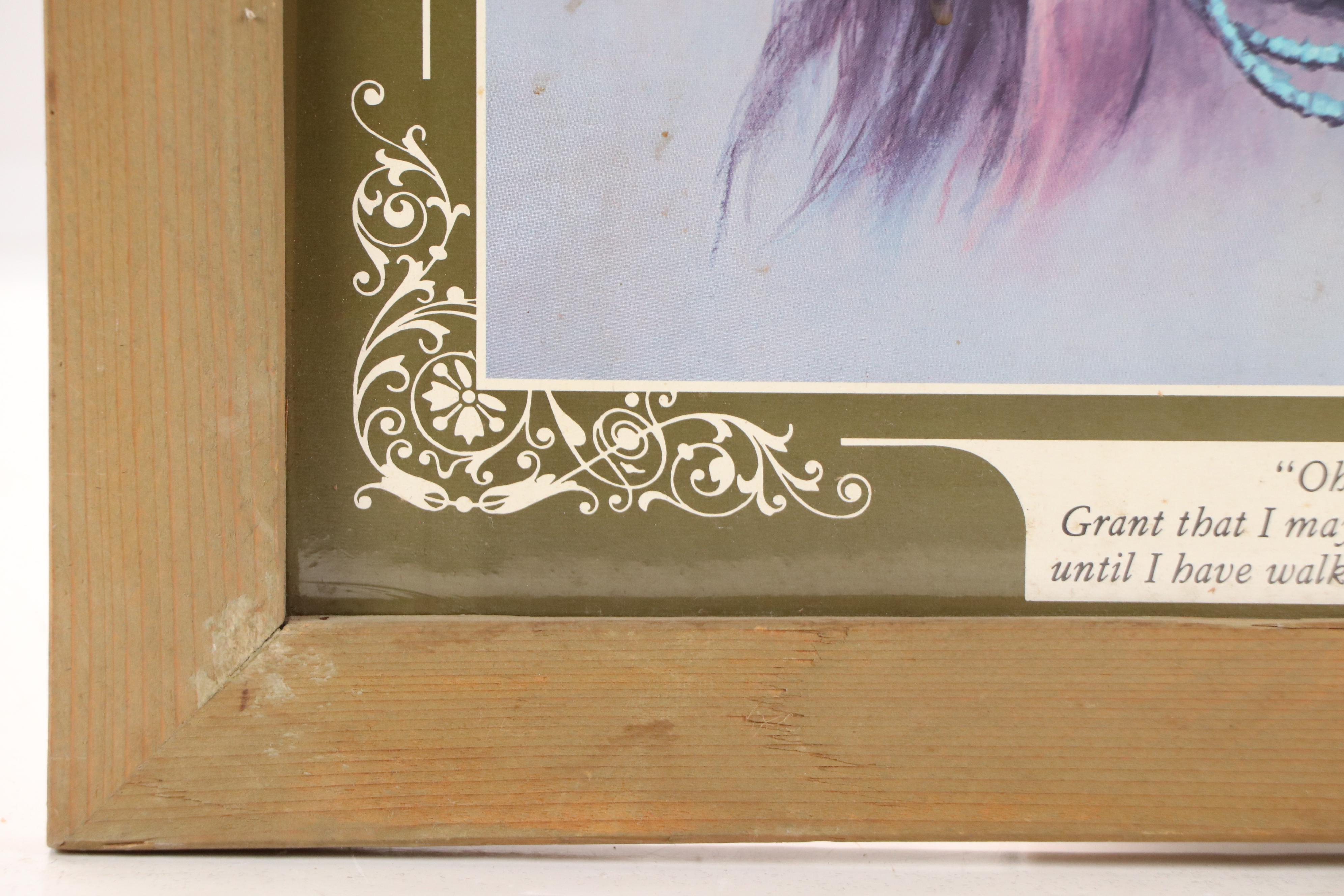 After Bill Hampton Offset Lithograph "Oh Great Spirit," Late 20th C.