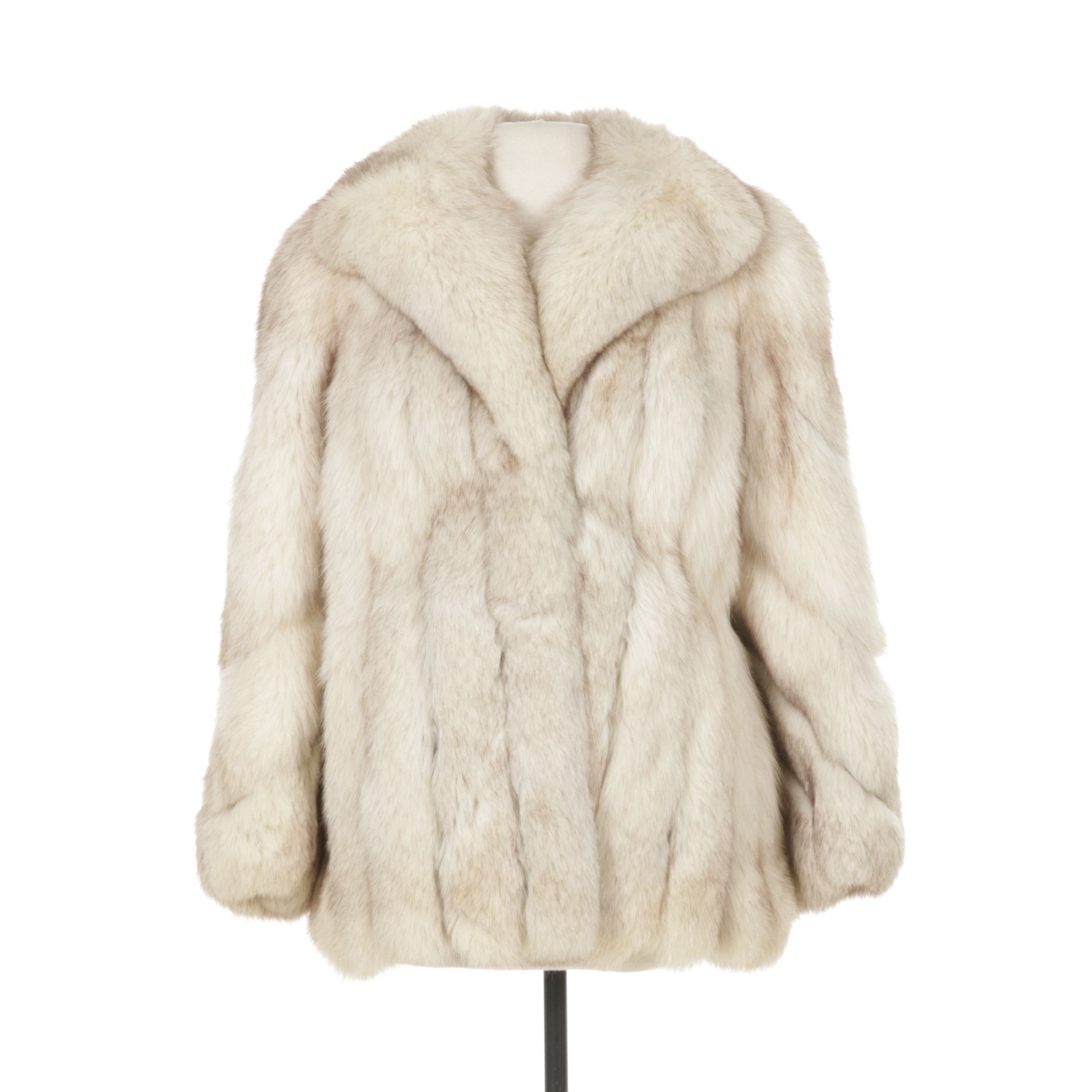 Saga Finnish Blue Fox Fur Jacket