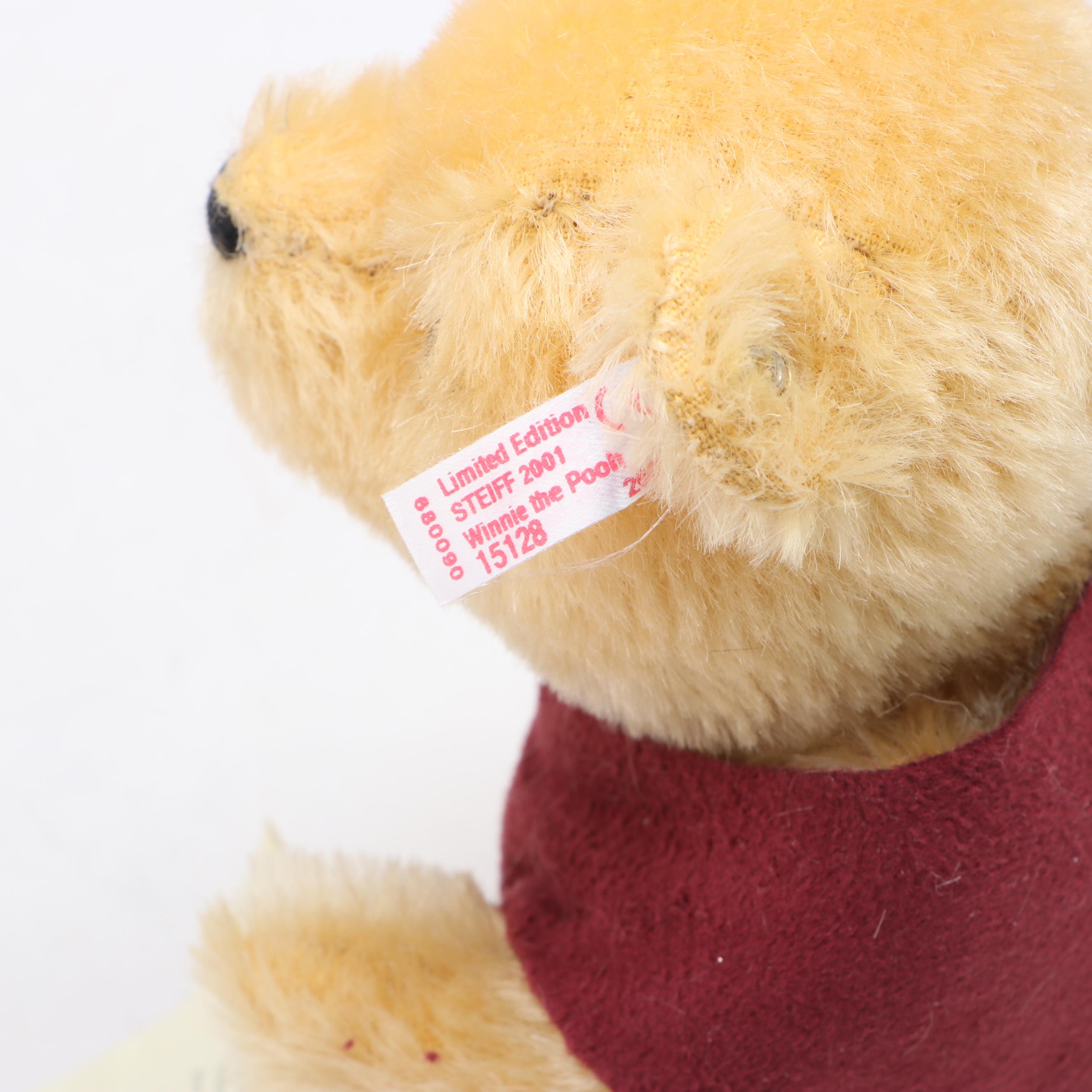 Steiff 75th Birthday "Winnie the Pooh" with Gund "Classic Pooh" Tigger Plush