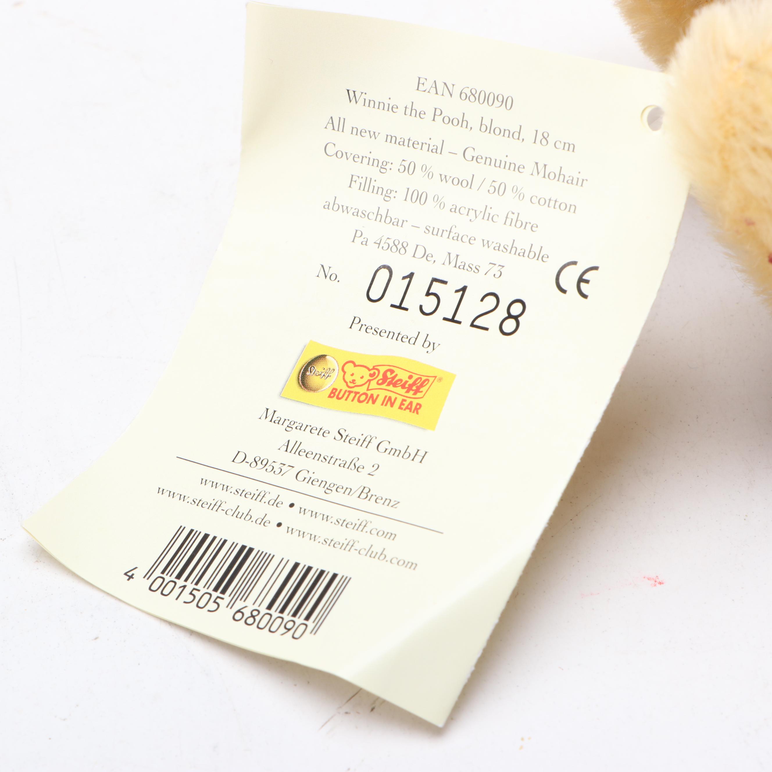 Steiff 75th Birthday "Winnie the Pooh" with Gund "Classic Pooh" Tigger Plush