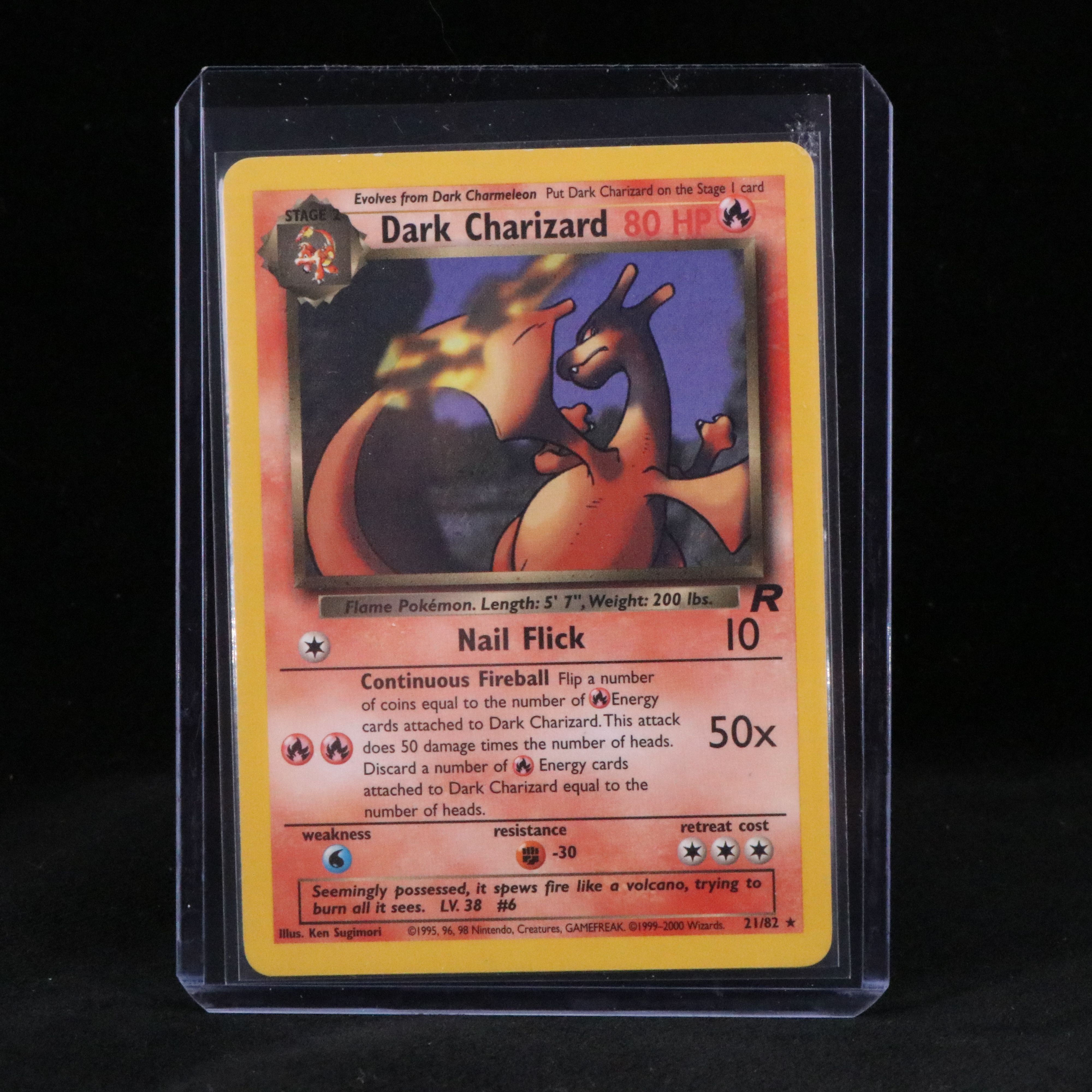 Team Rocket Dark Charizard Pokémon Card