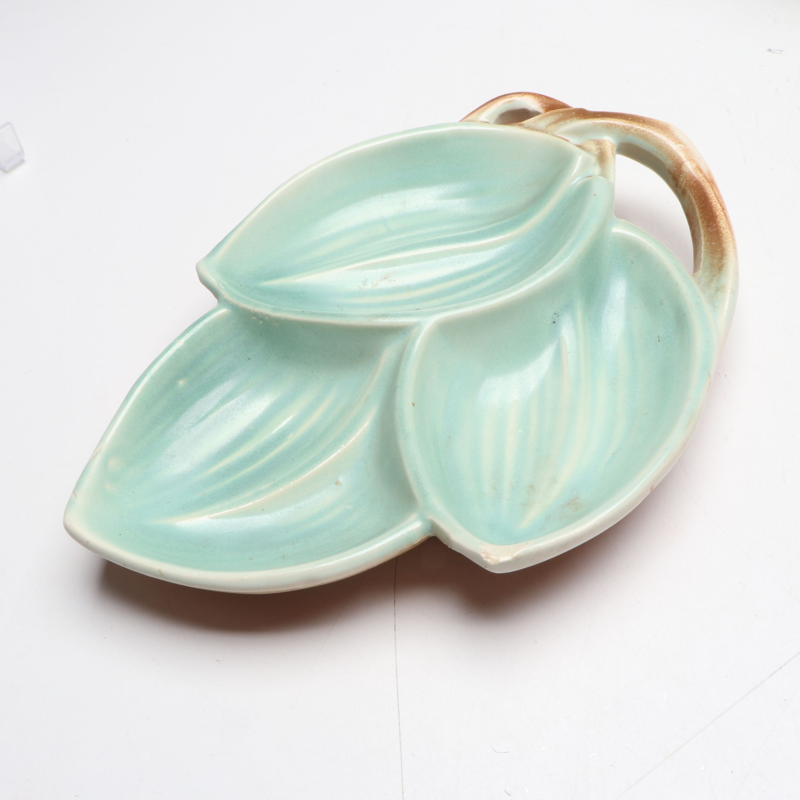 Pair of McCoy Pottery "Rustic Line" Planters with More Ceramic Décor