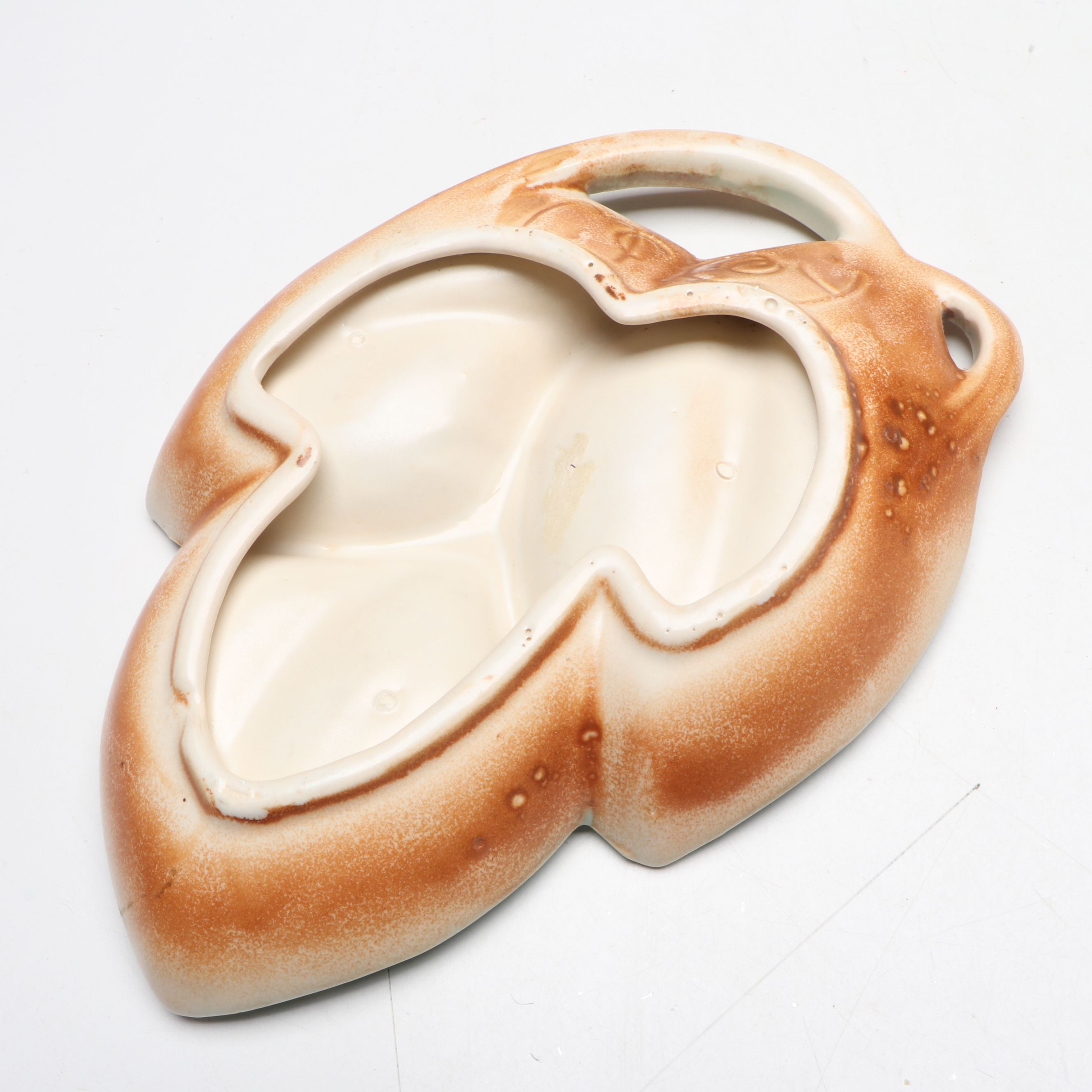 Pair of McCoy Pottery "Rustic Line" Planters with More Ceramic Décor