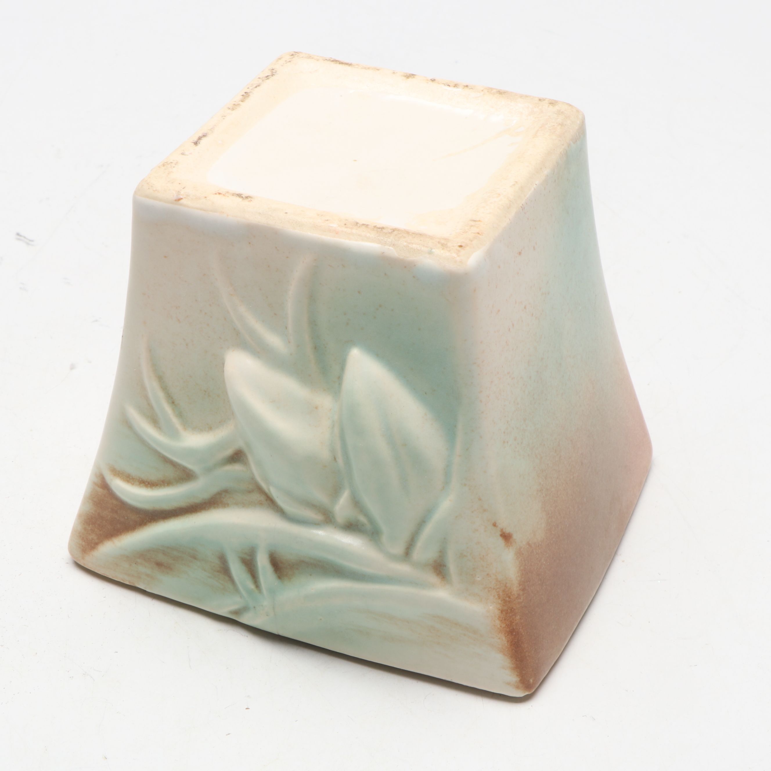 Pair of McCoy Pottery "Rustic Line" Planters with More Ceramic Décor