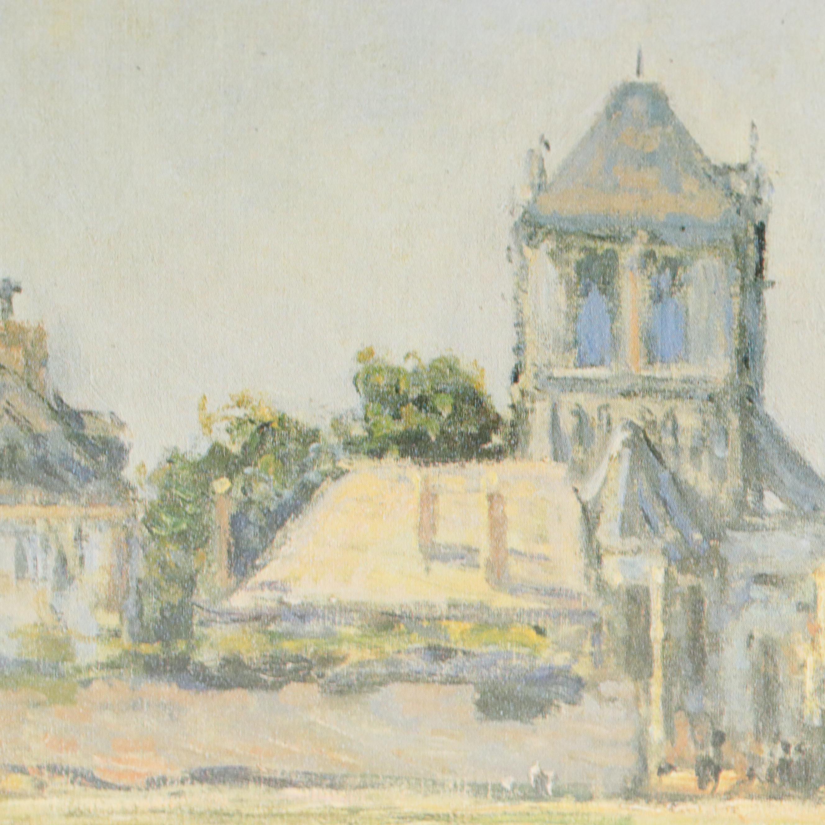 Offset Lithographs of Architecture After Claude Monet and Charles H. Owens