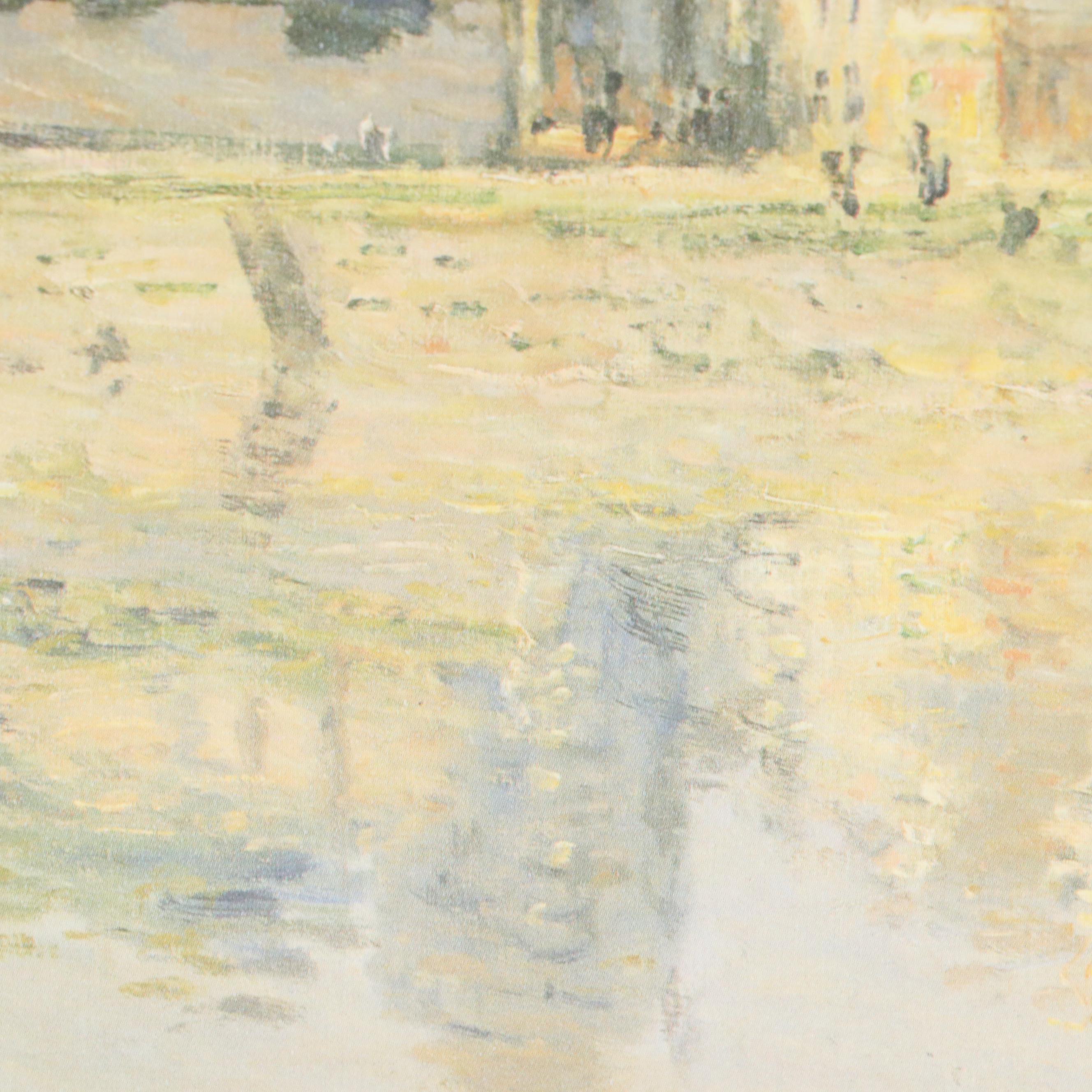 Offset Lithographs of Architecture After Claude Monet and Charles H. Owens