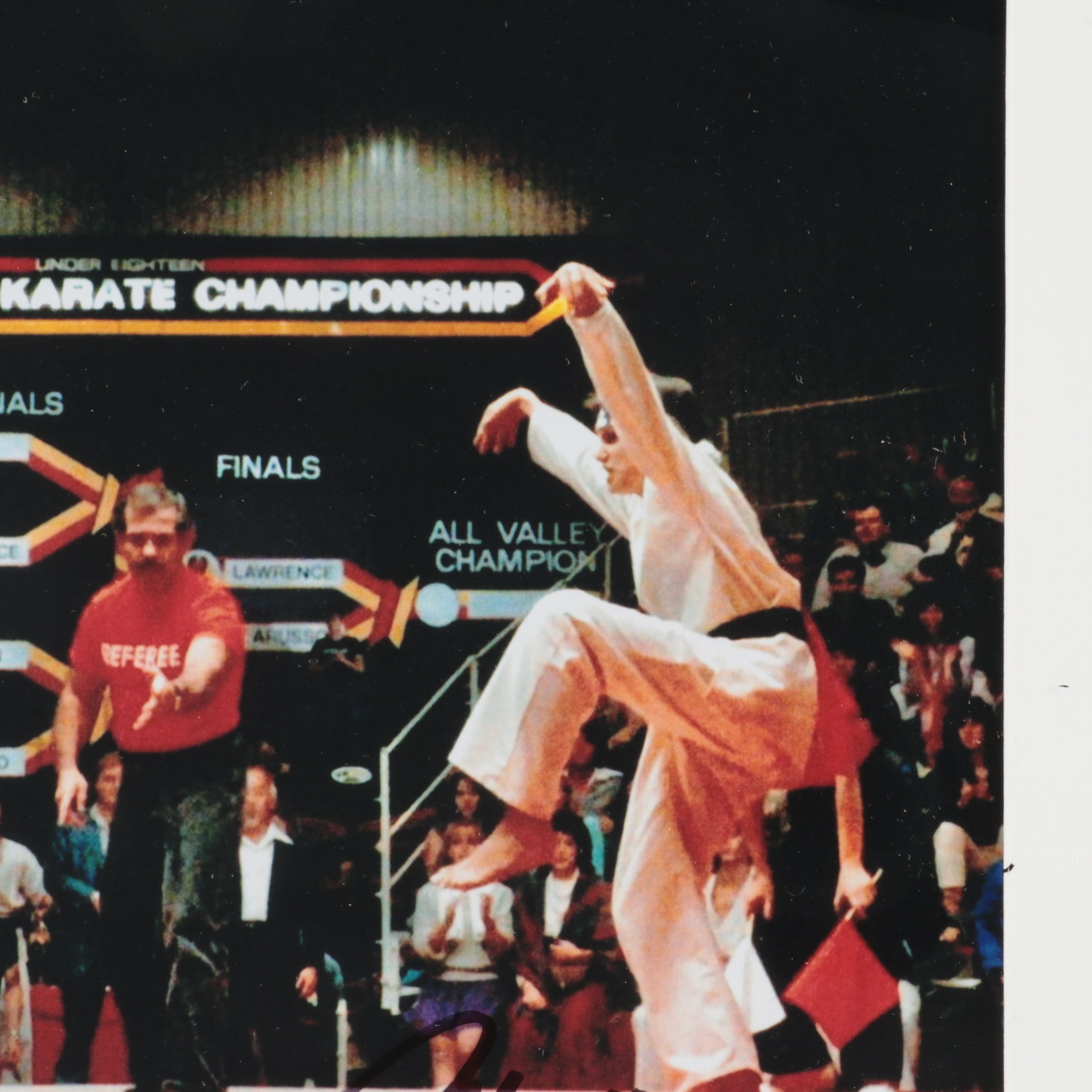 Ralph Macchio Signed “The Karate Kid” Print in Matted Frame, Beckett