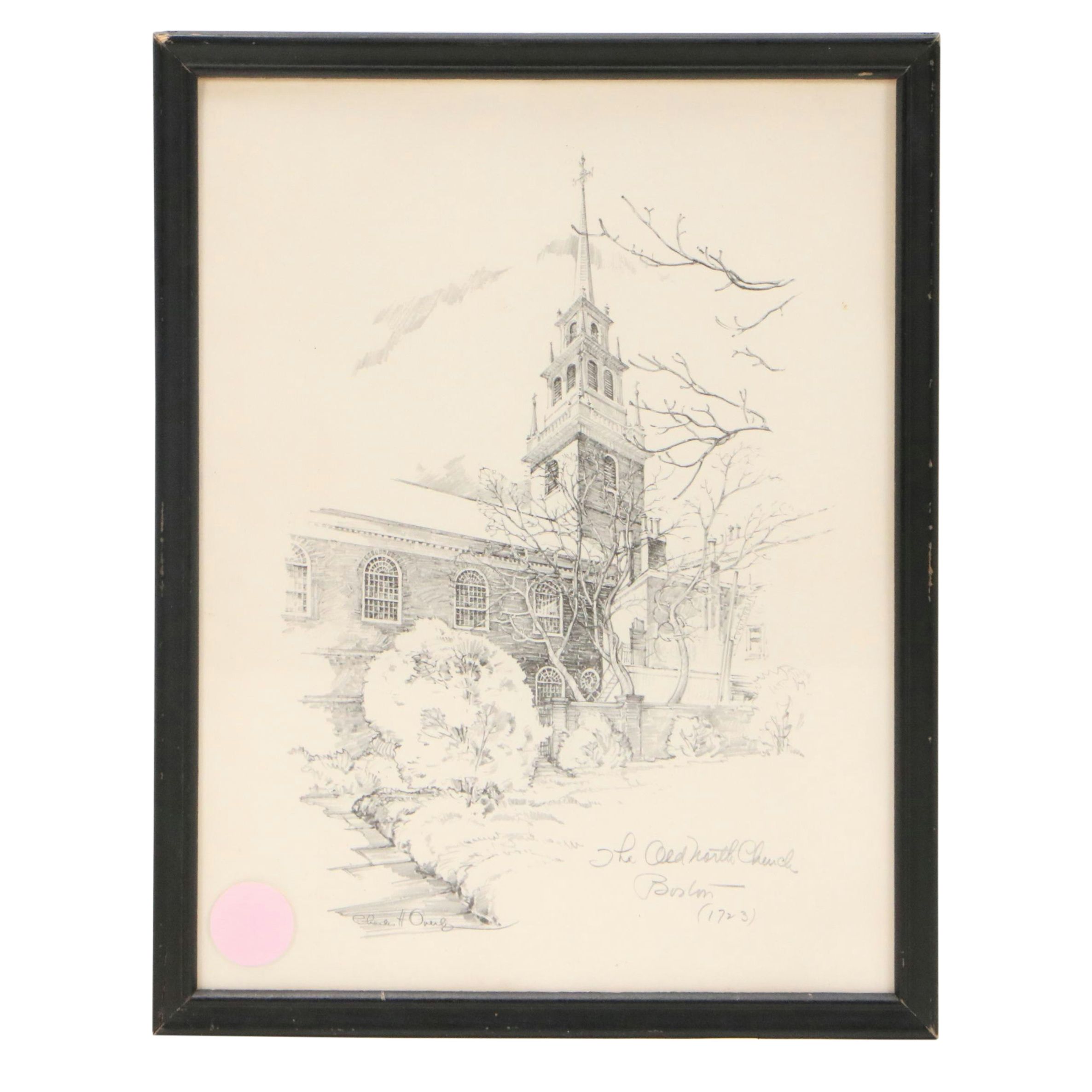 Offset Lithographs of Architecture After Claude Monet and Charles H. Owens