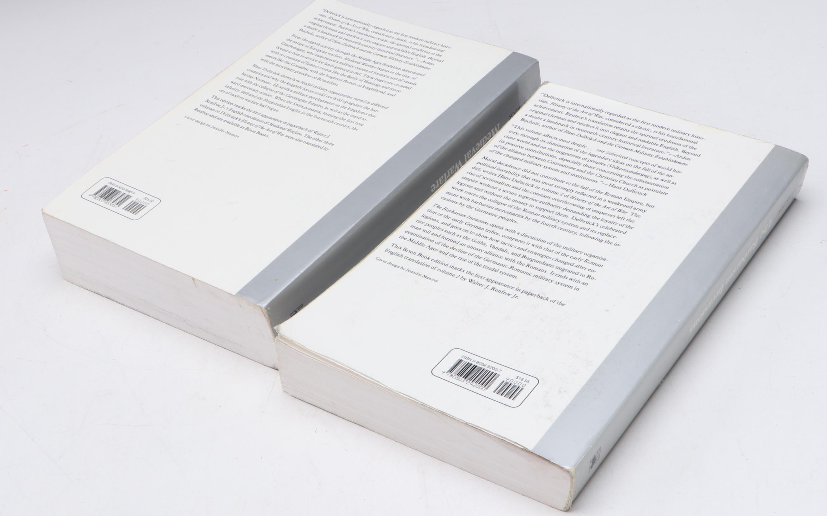 "History of the Art of War" Vol. II–III by Hans Delbrück, 1990