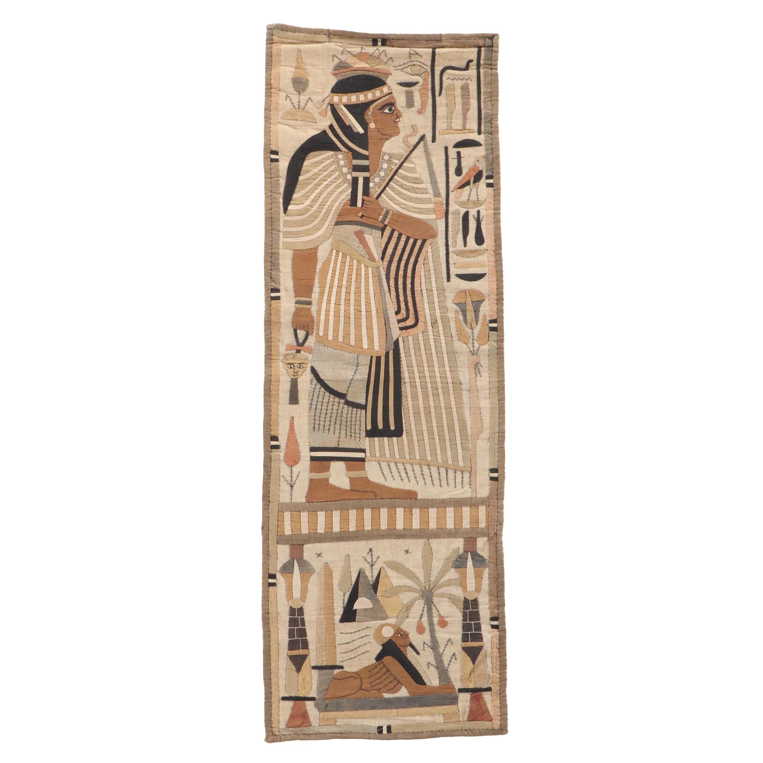 Joseph Quattrone Egyptian Revival Khayamiya Wall Hanging