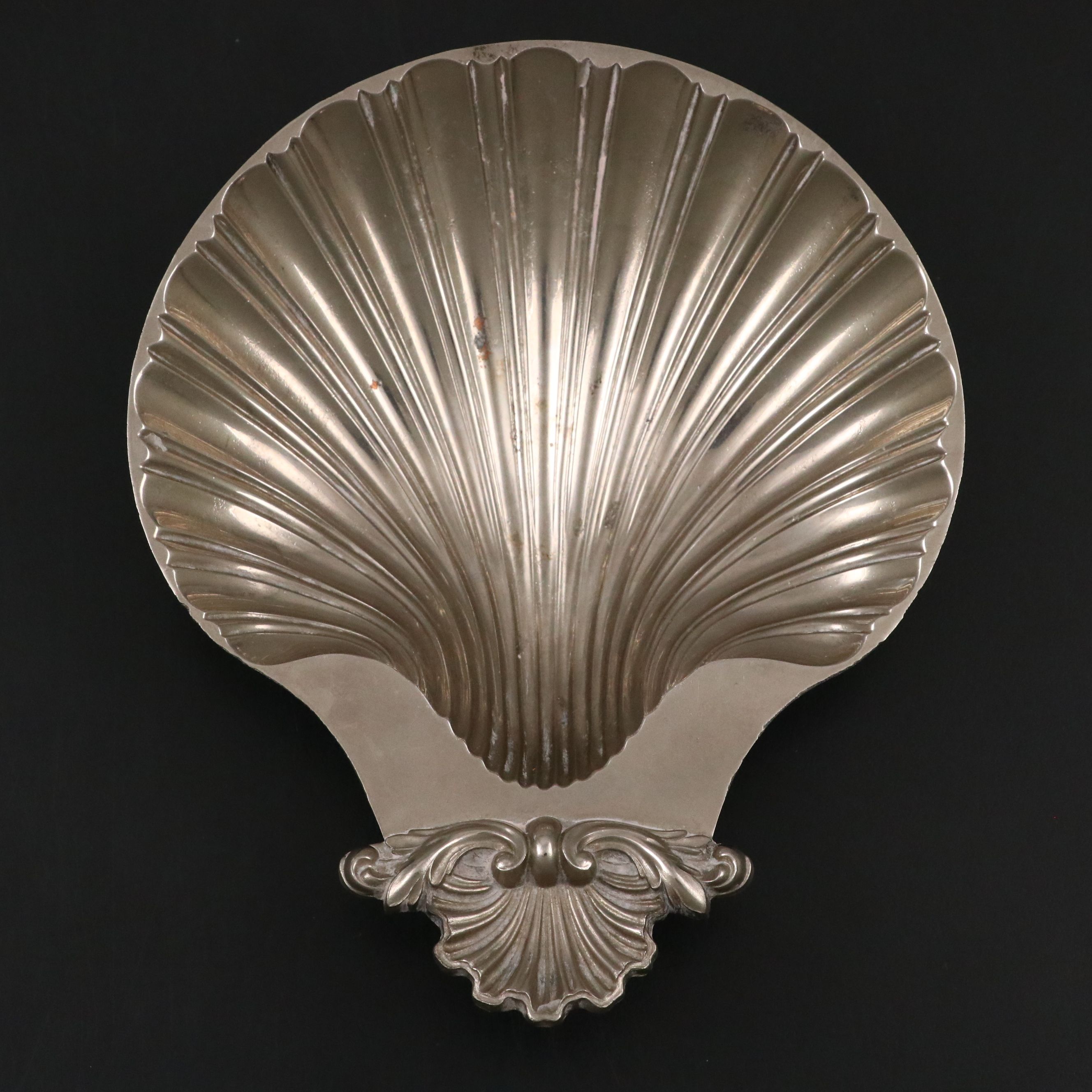 Victorian Style Sterling Silver with Other Frames and Shell-Shaped Dish
