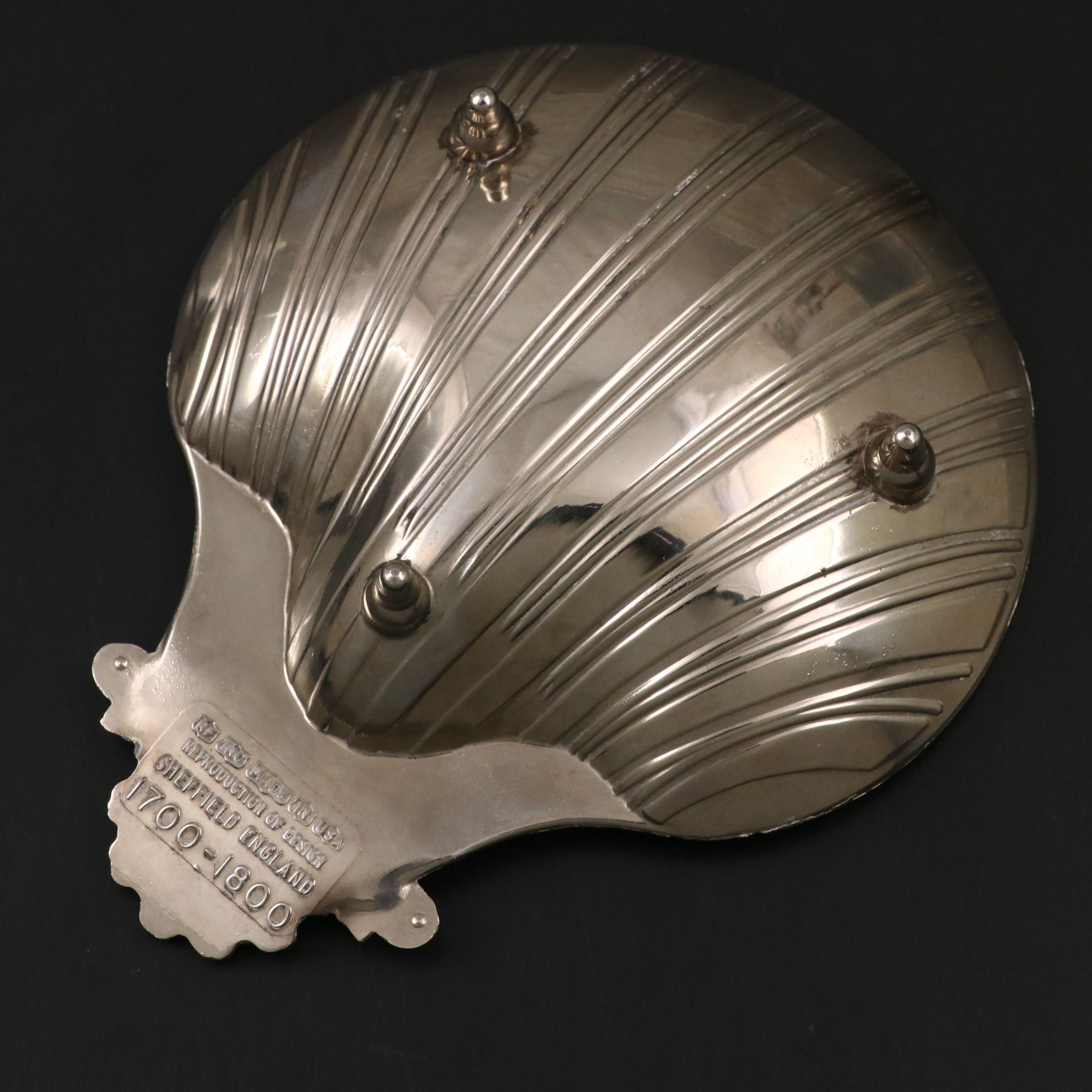 Victorian Style Sterling Silver with Other Frames and Shell-Shaped Dish