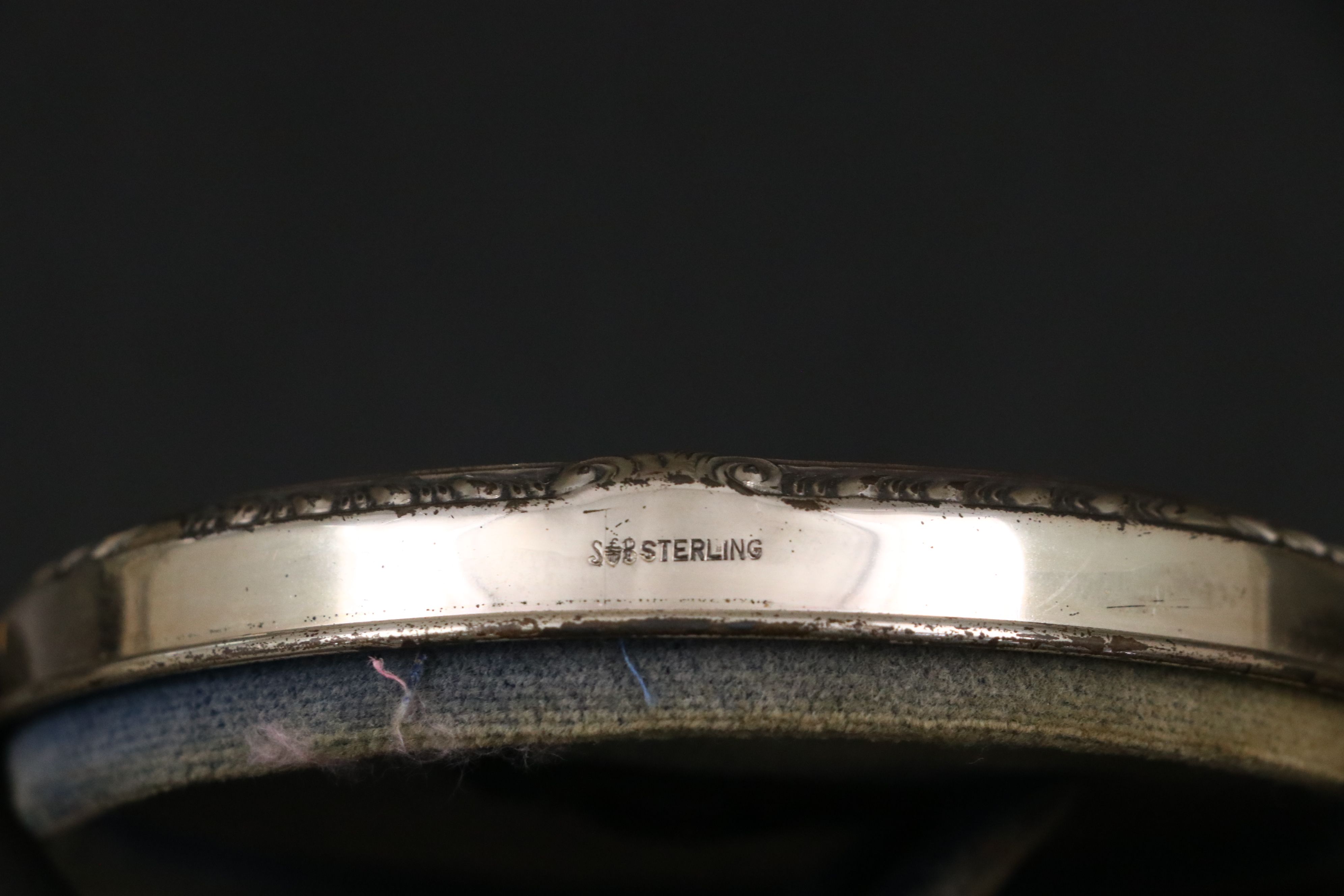 Victorian Style Sterling Silver with Other Frames and Shell-Shaped Dish